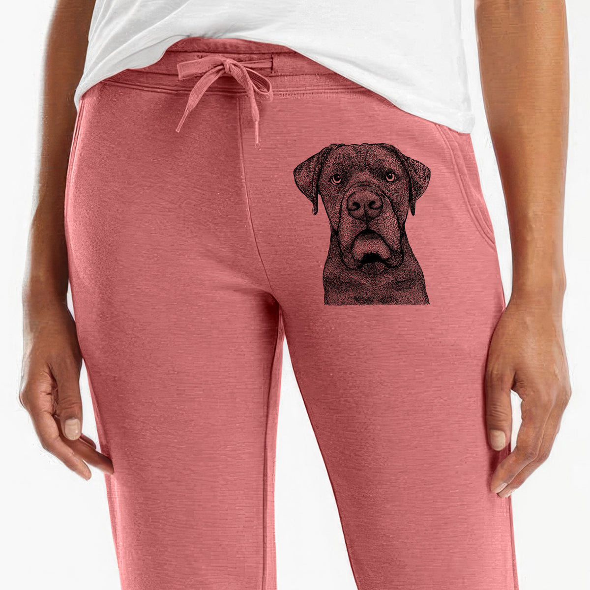 Rocco the Cane Corso - Women's Cali Wave Joggers
