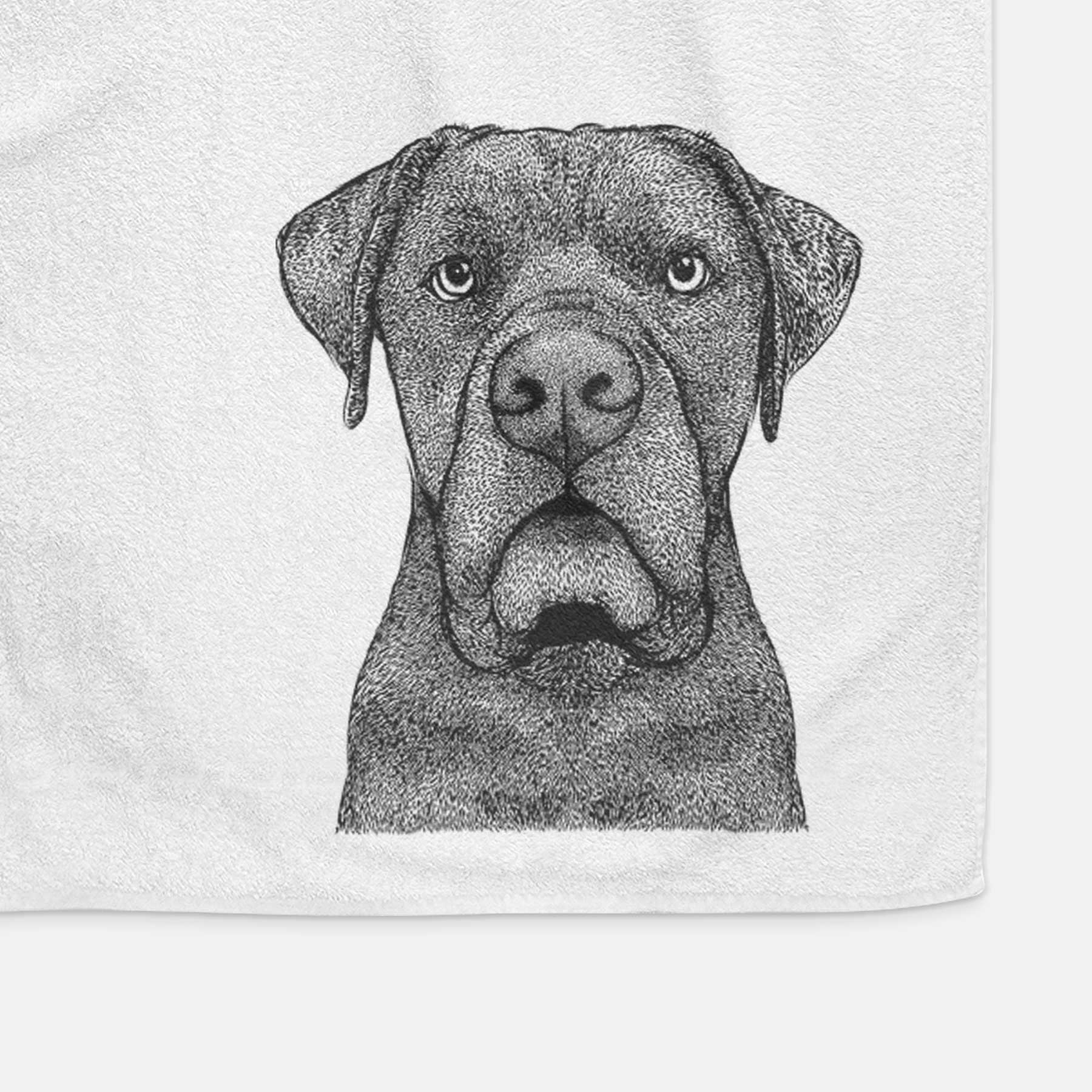 Rocco the Cane Corso Decorative Hand Towel