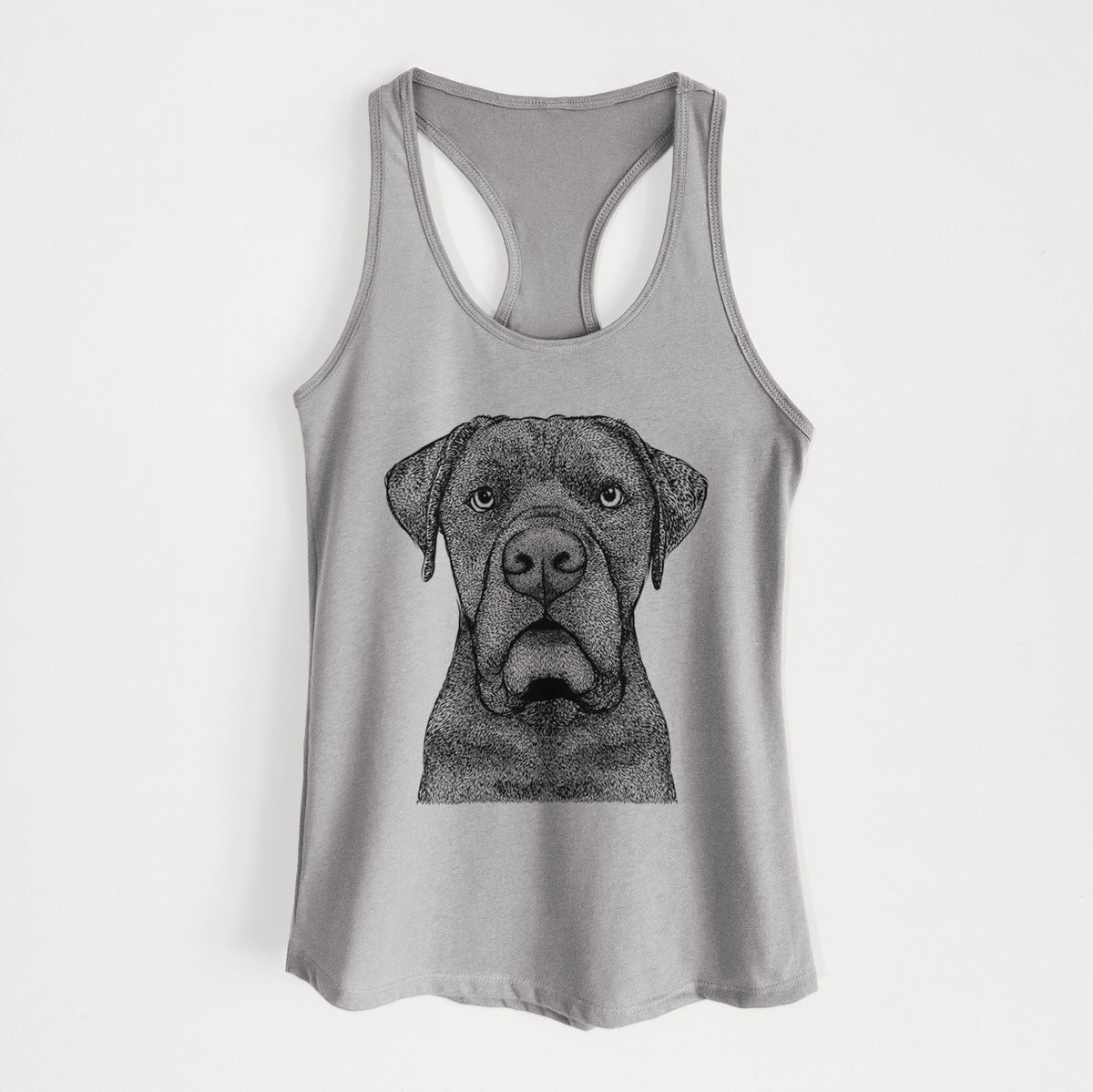 Rocco the Cane Corso - Women&#39;s Racerback Tanktop