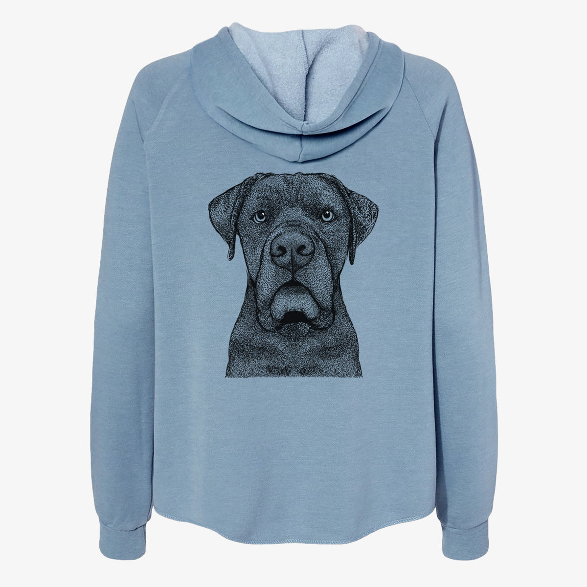 Rocco the Cane Corso - Women's Cali Wave Zip-Up Sweatshirt