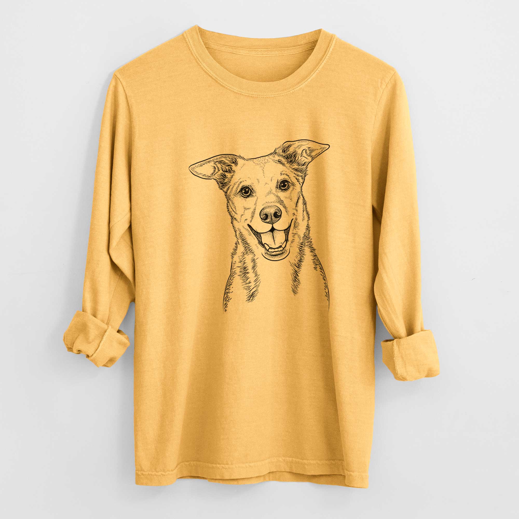 Bare Rocco the Mixed Breed - Heavyweight 100% Cotton Long Sleeve