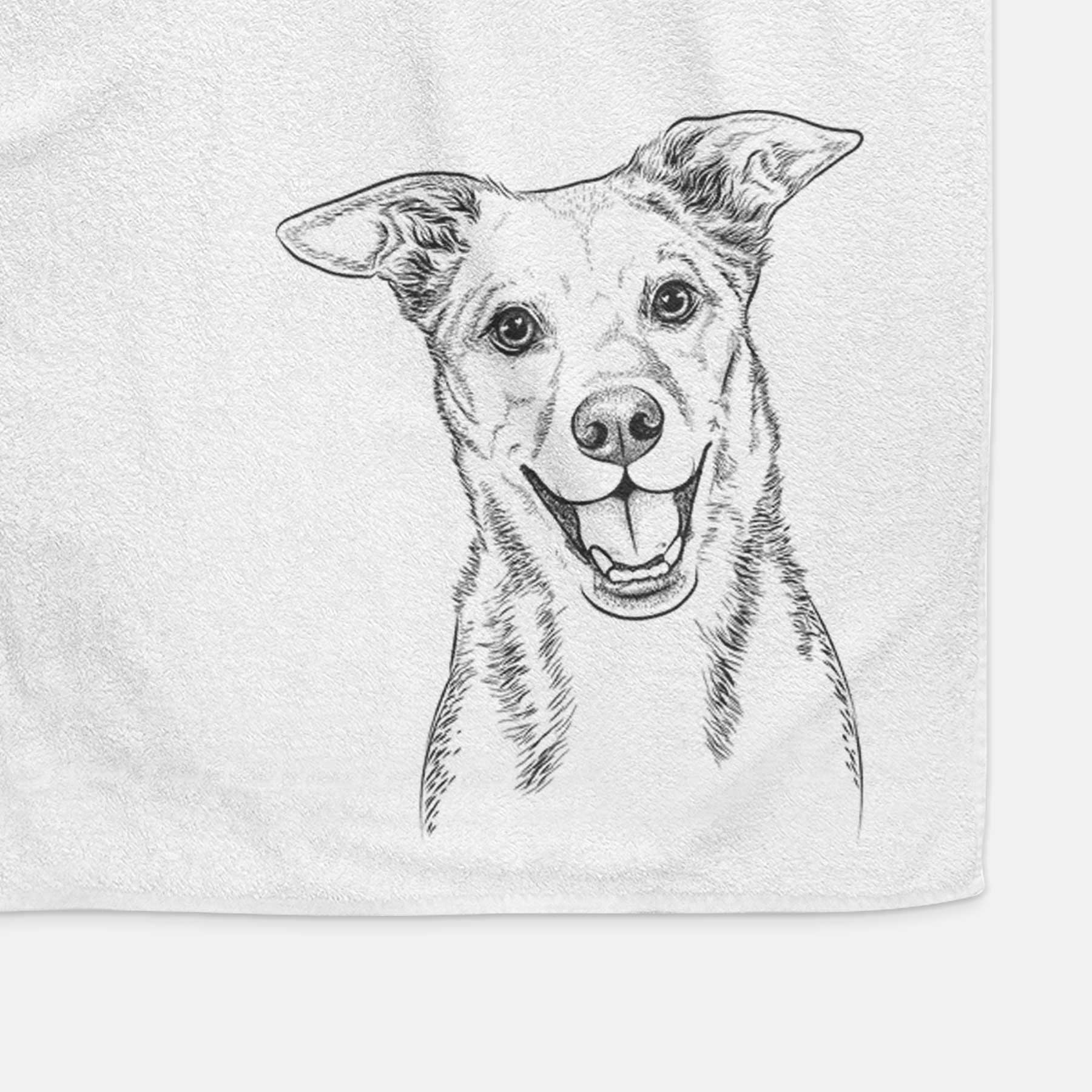 Rocco the Mixed Breed Decorative Hand Towel