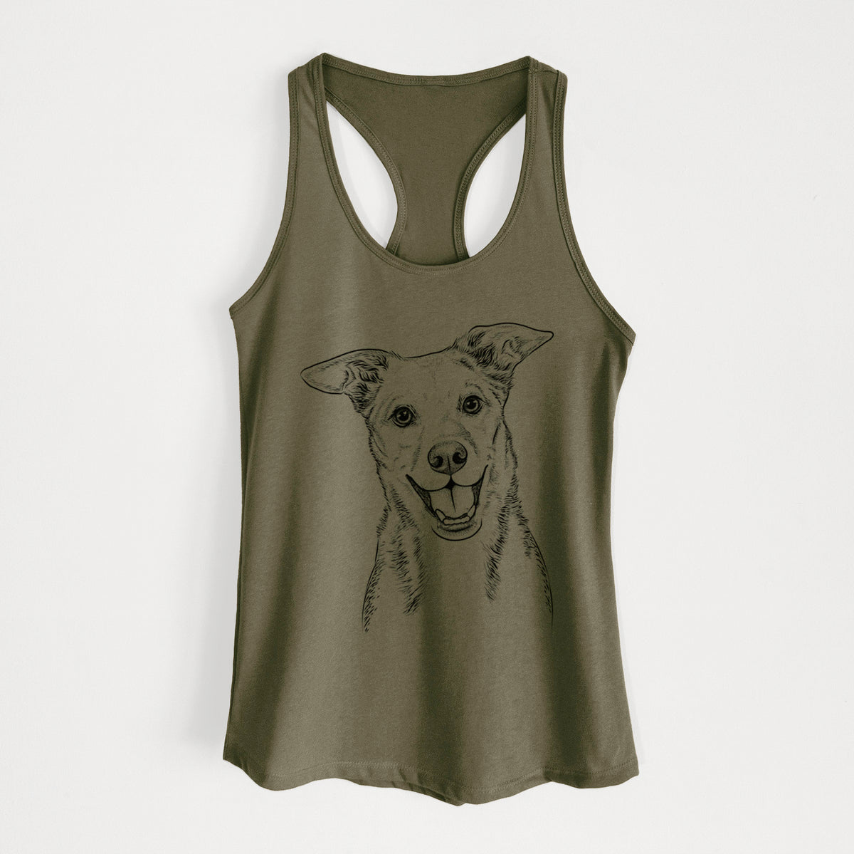 Rocco the Mixed Breed - Women's Racerback Tanktop