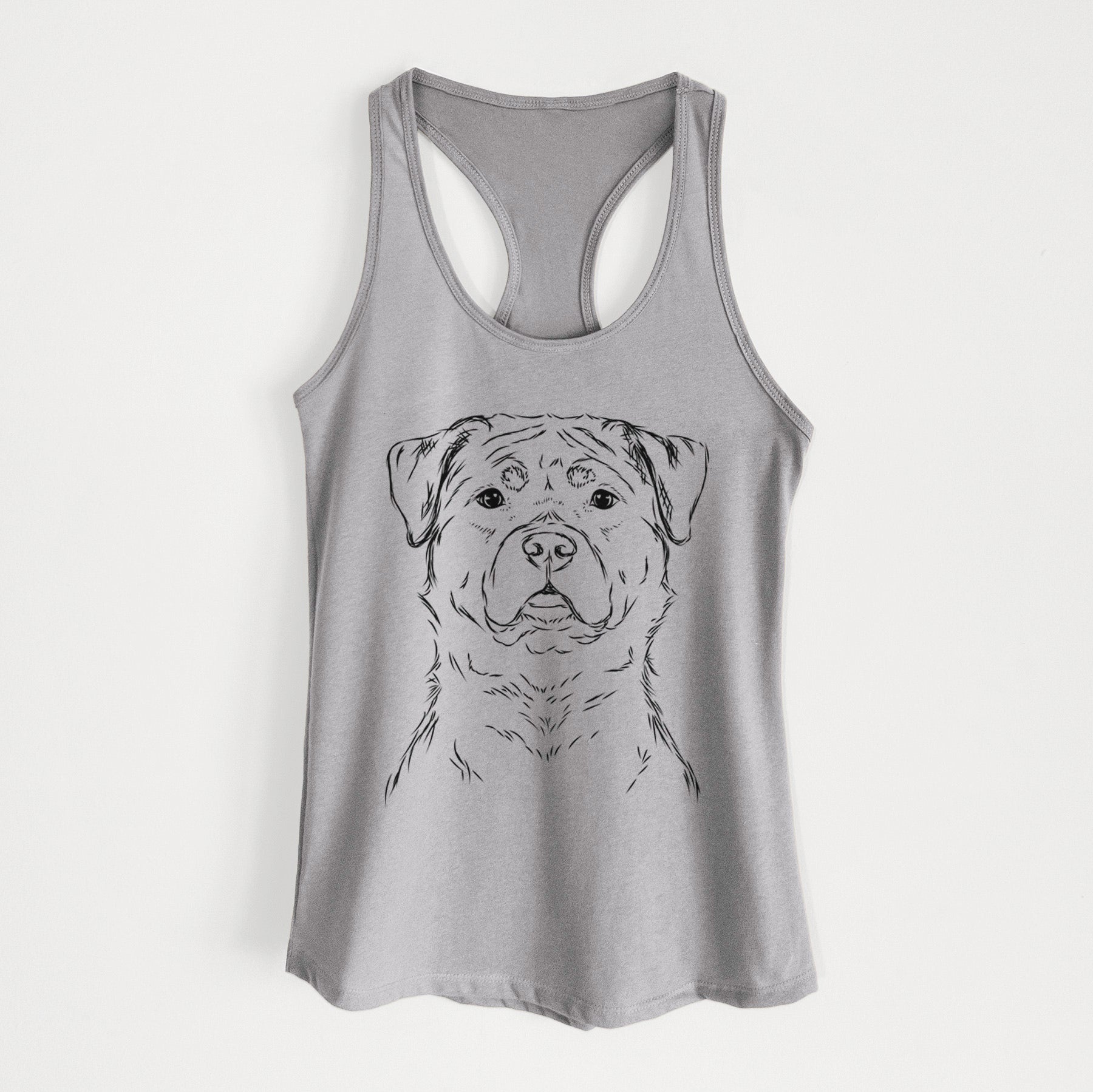 Rocky the Rottweiler - Women's Racerback Tanktop