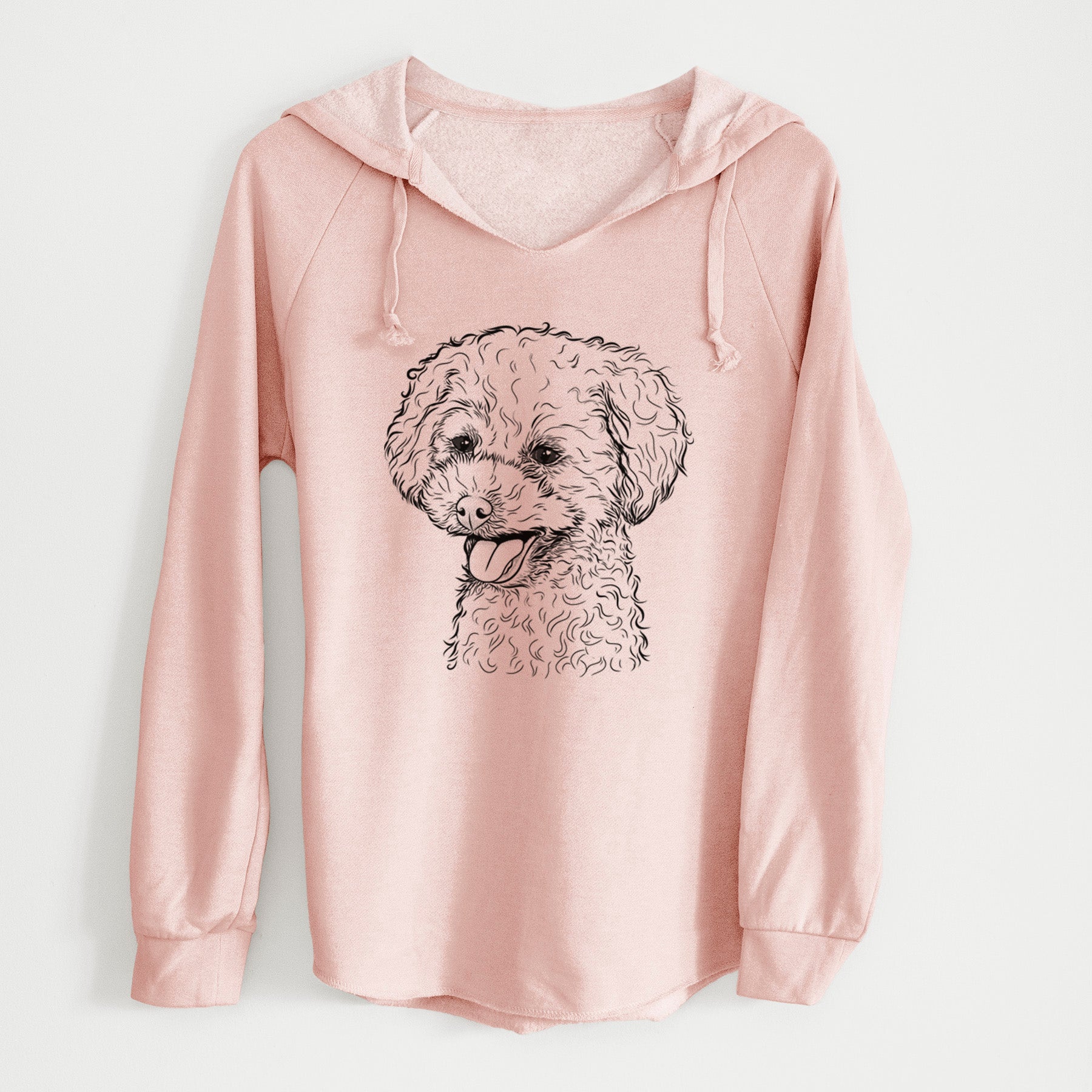 Bare Rocky the Teacup Poodle - Cali Wave Hooded Sweatshirt