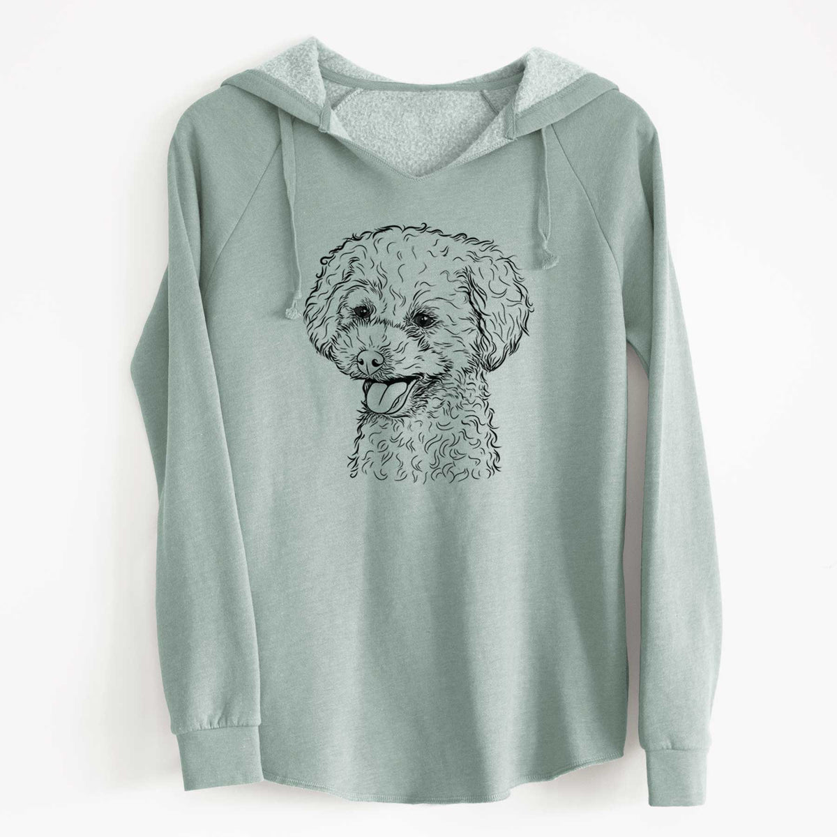 Bare Rocky the Teacup Poodle - Cali Wave Hooded Sweatshirt