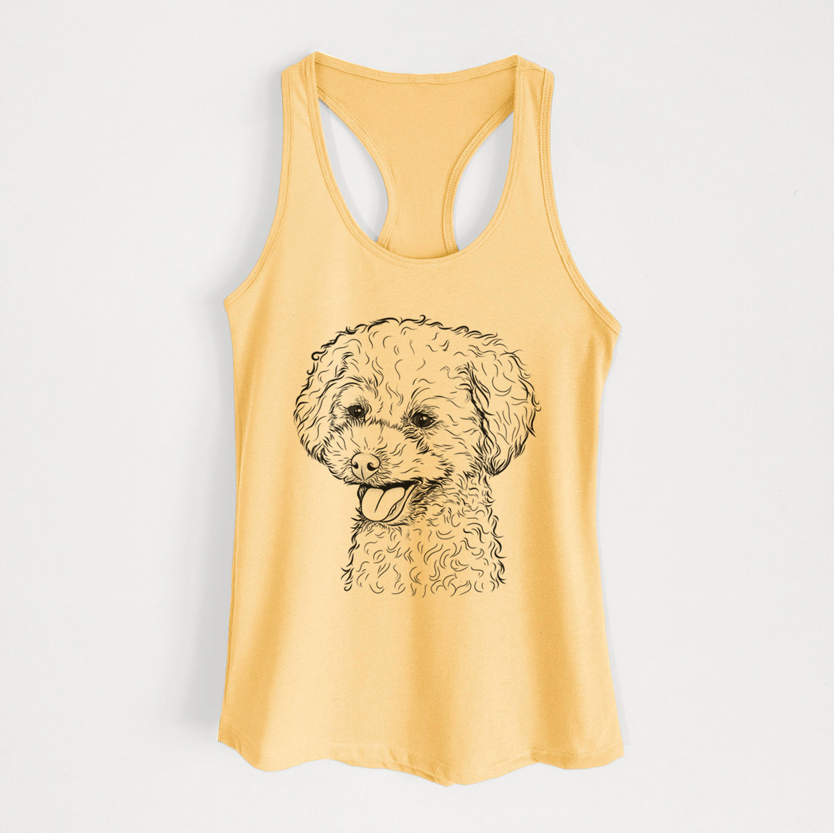Rocky the Teacup Poodle - Women's Racerback Tanktop