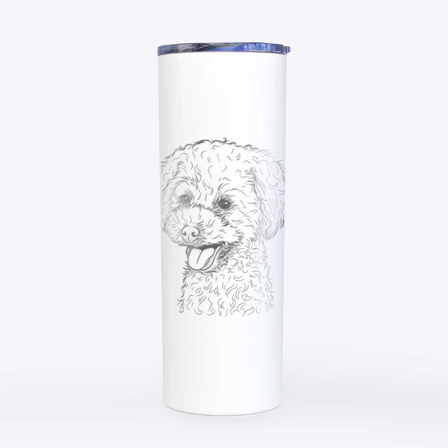 Rocky the Teacup Poodle - 20oz Skinny Tumbler