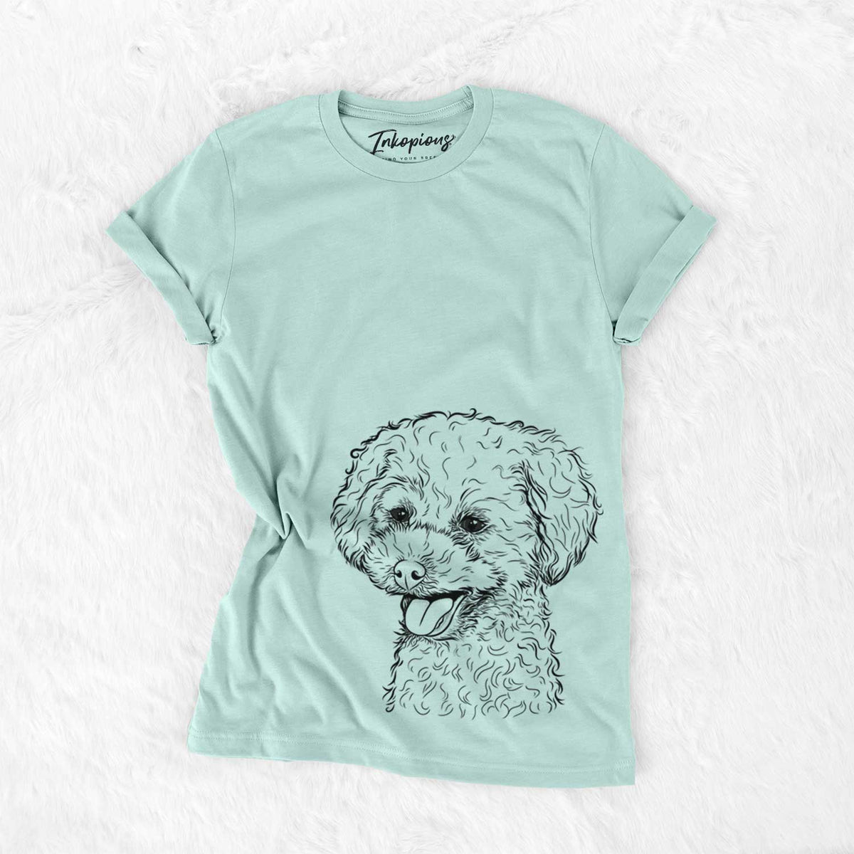 Bare Rocky the Teacup Poodle - Unisex Crewneck