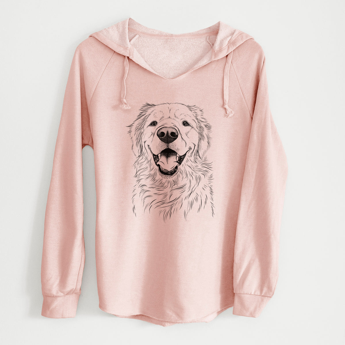 Bare Roger the Golden Retriever - Cali Wave Hooded Sweatshirt