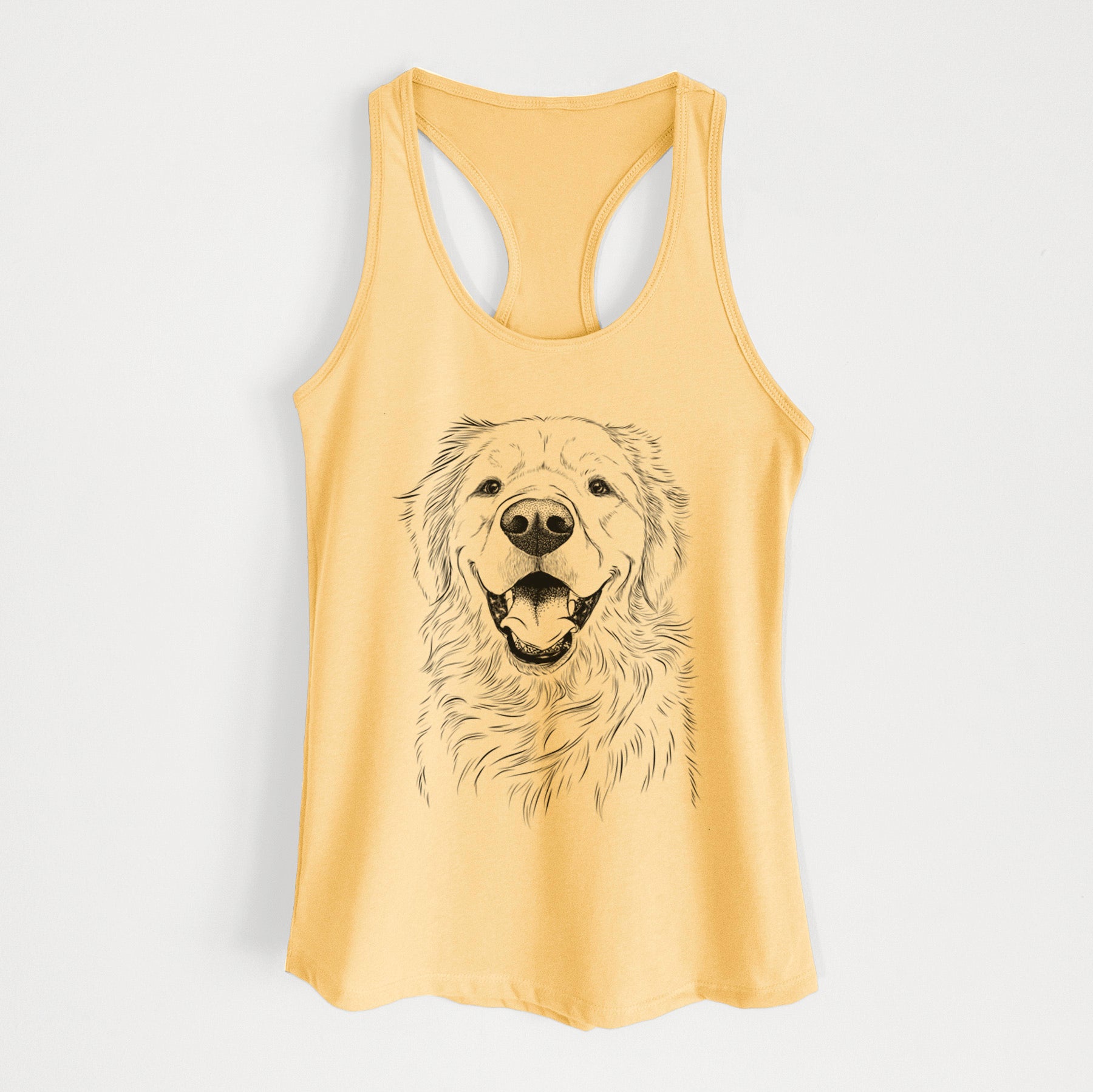 Roger the Golden Retriever - Women's Racerback Tanktop