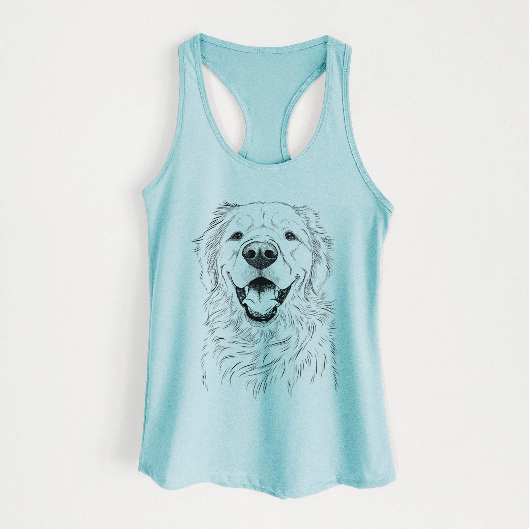 Roger the Golden Retriever - Women's Racerback Tanktop