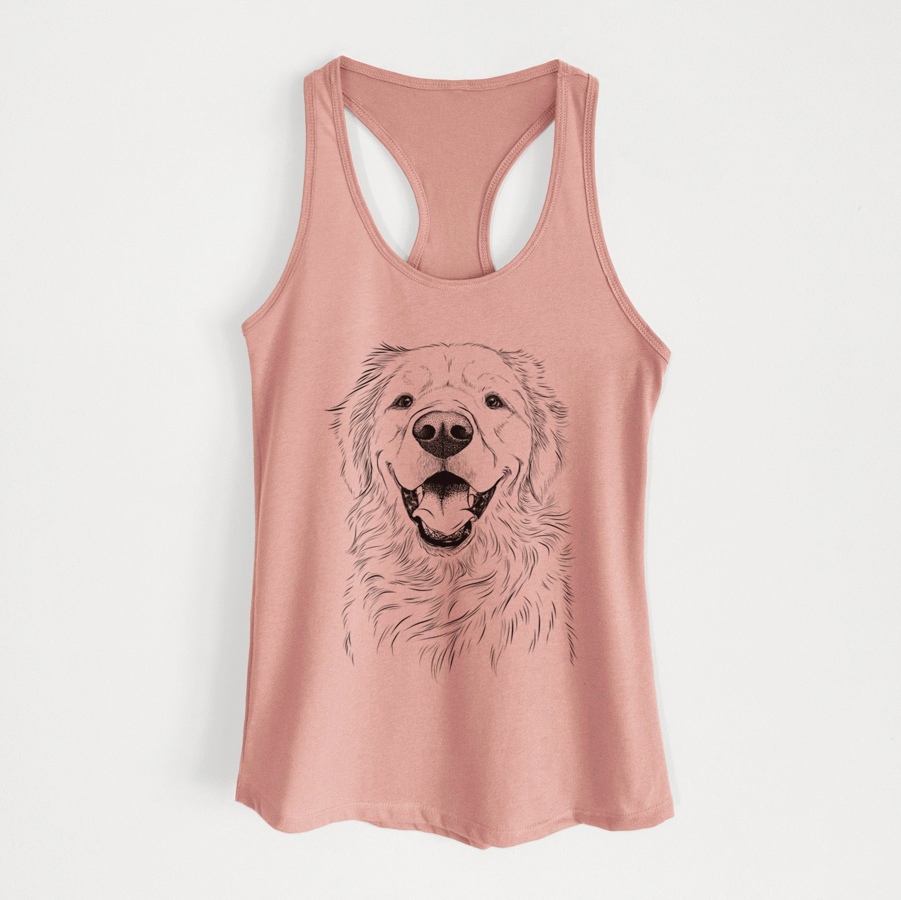 Roger the Golden Retriever - Women's Racerback Tanktop