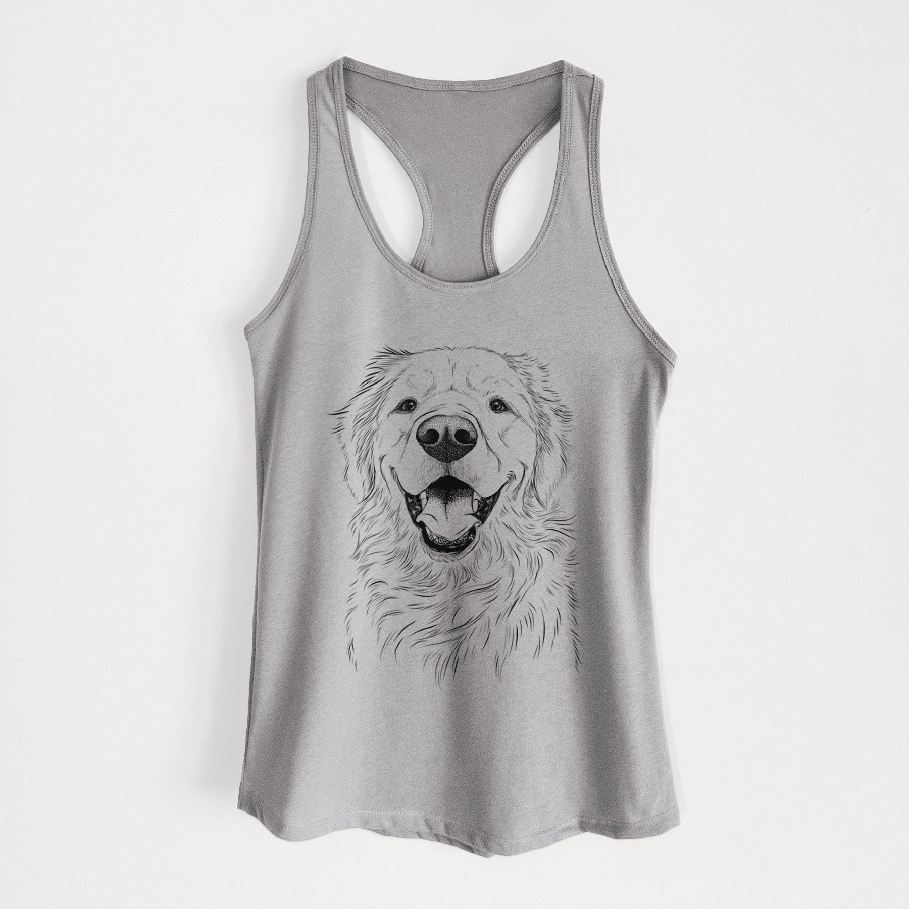 Roger the Golden Retriever - Women's Racerback Tanktop