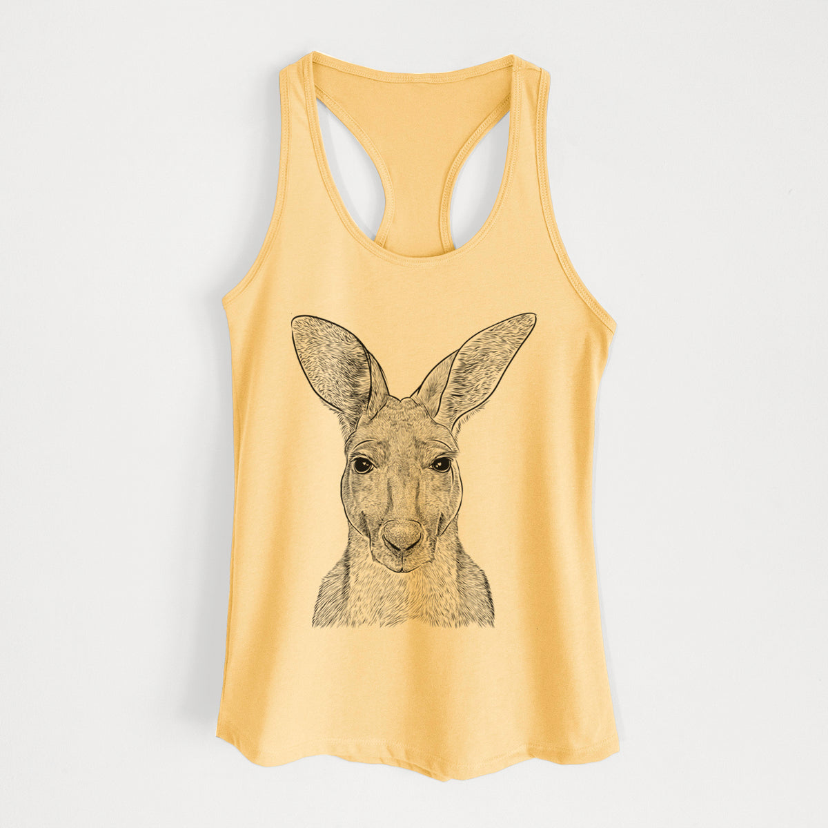 Roger the Red Kangaroo - Women's Racerback Tanktop