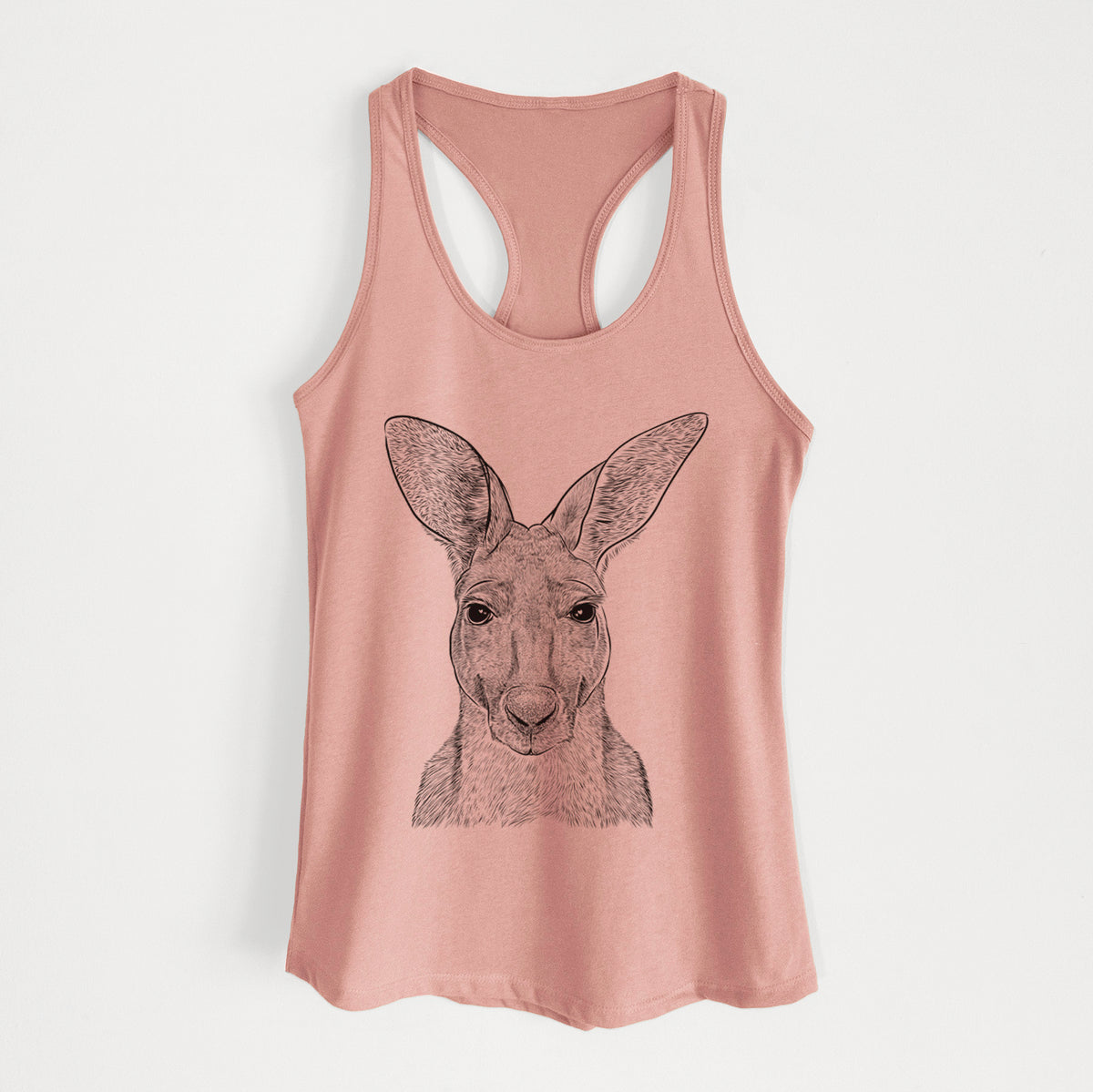 Roger the Red Kangaroo - Women's Racerback Tanktop
