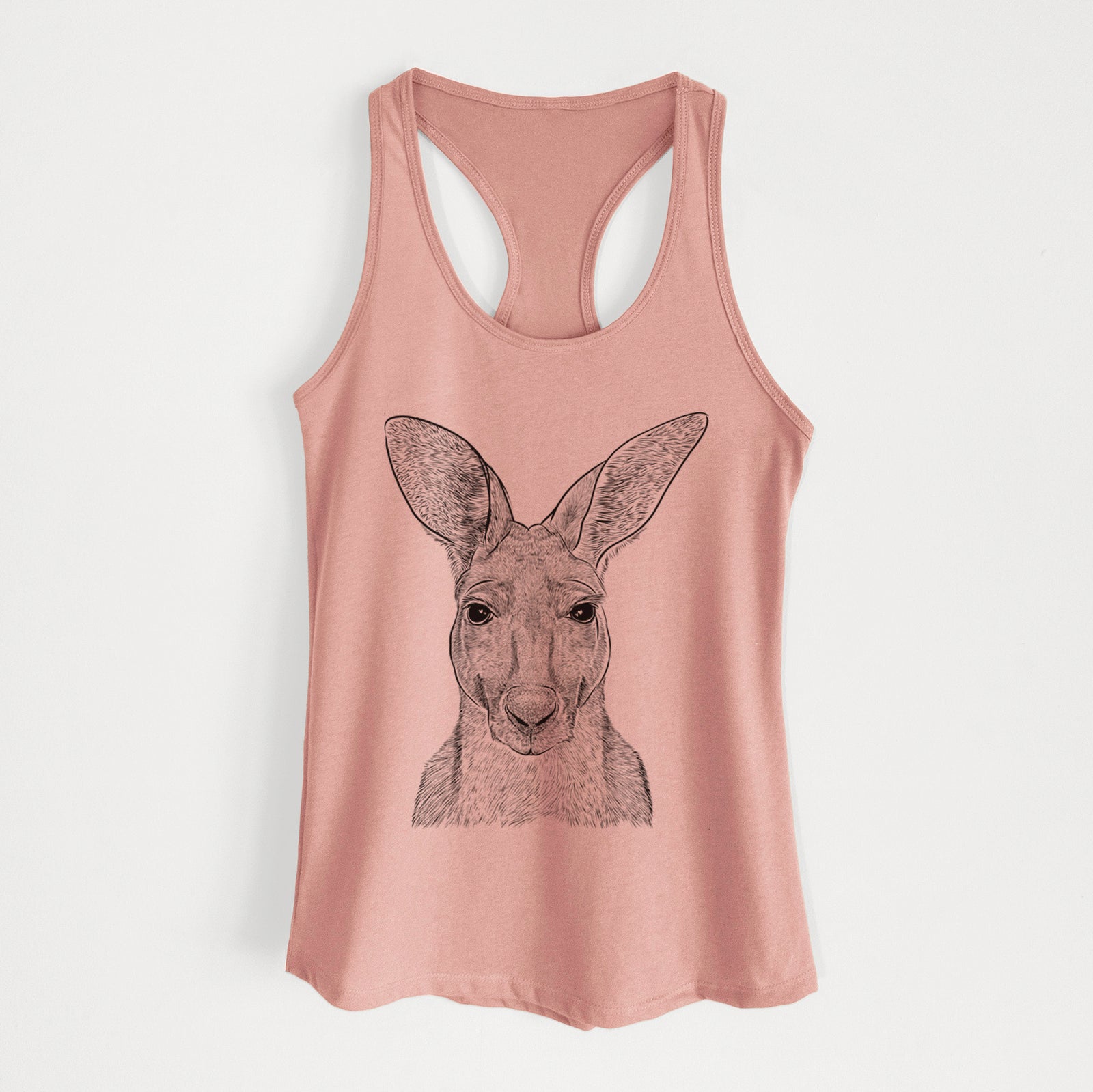 Roger the Red Kangaroo - Women's Racerback Tanktop