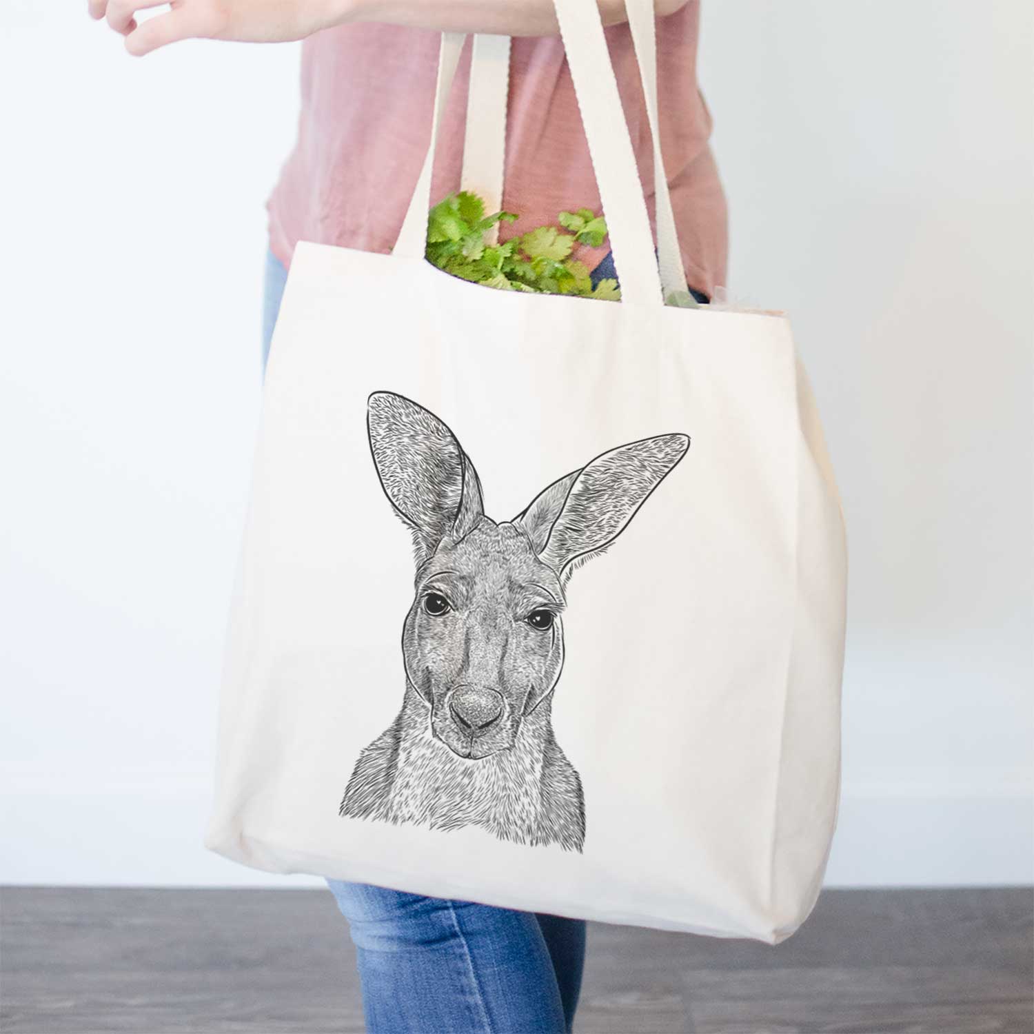 Roger the Red Kangaroo - Tote Bag