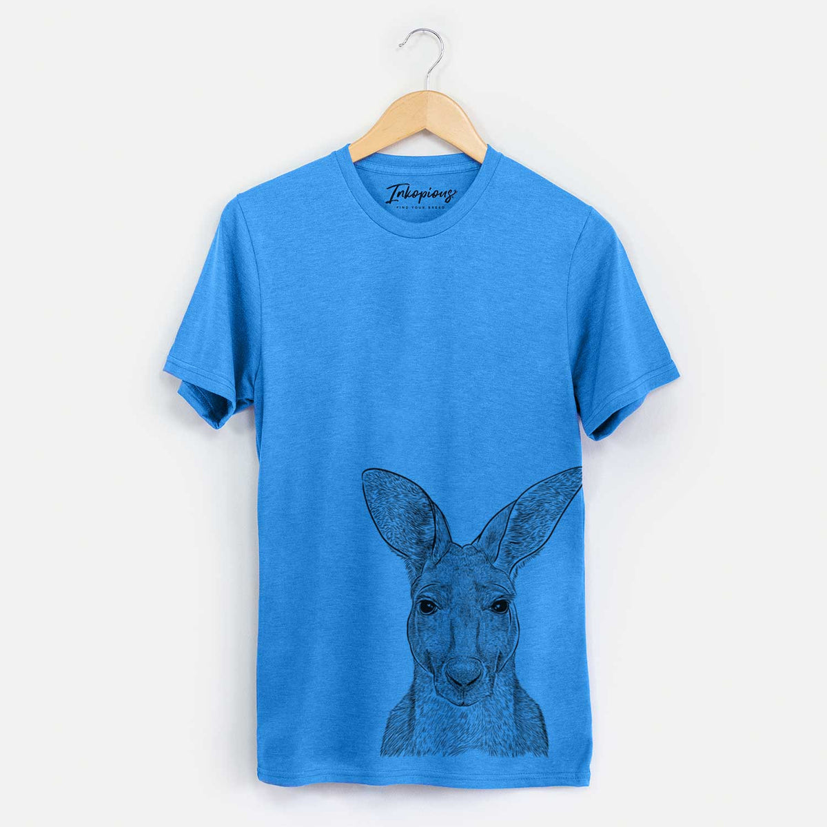 Bare Roger the Red Kangaroo - Unisex Crewneck