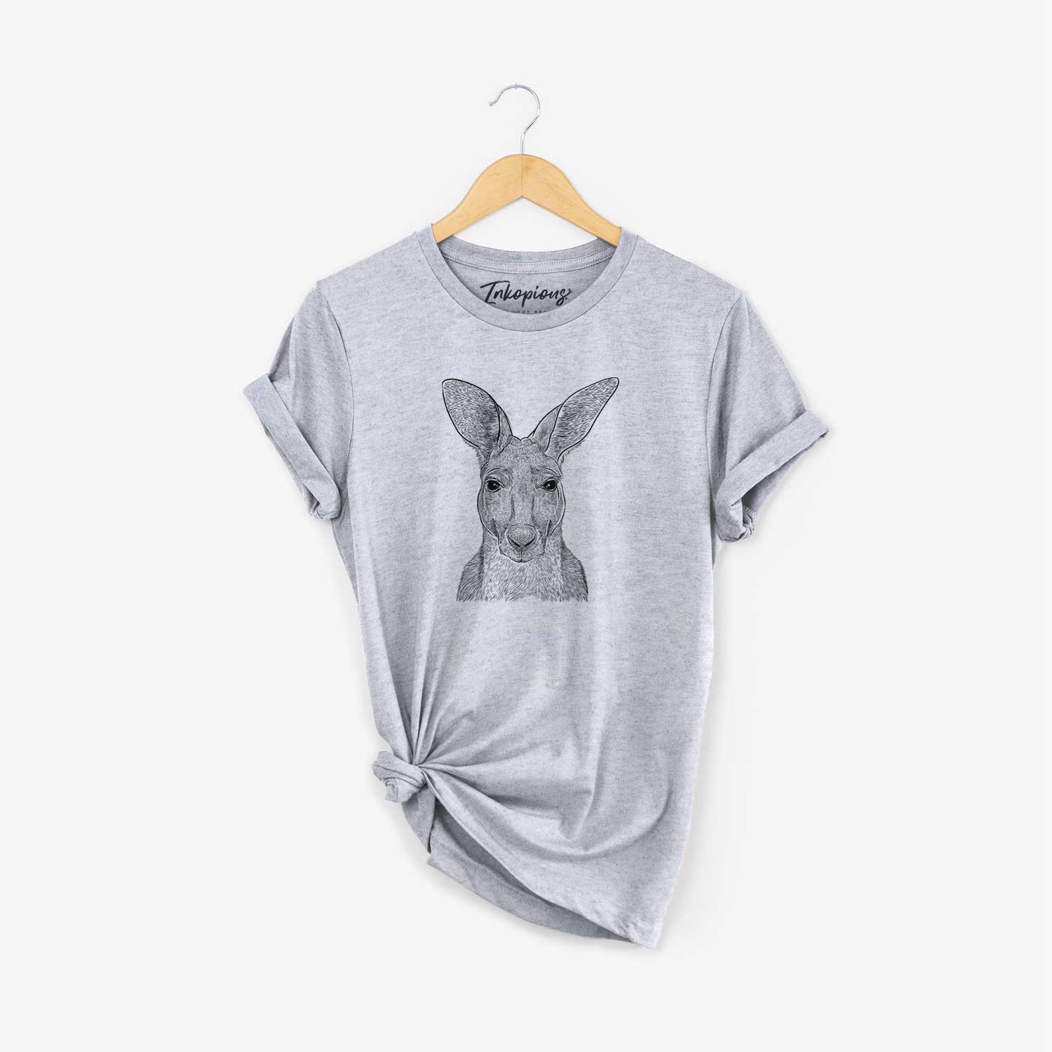 Bare Roger the Red Kangaroo - Unisex Crewneck