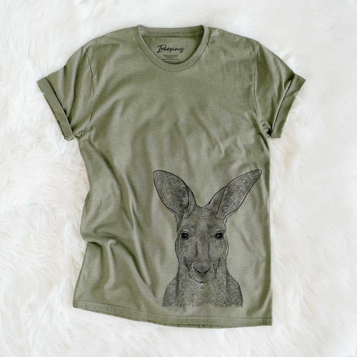 Bare Roger the Red Kangaroo - Unisex Crewneck