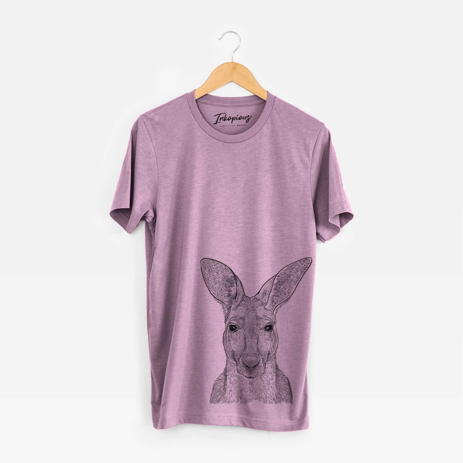 Bare Roger the Red Kangaroo - Unisex Crewneck