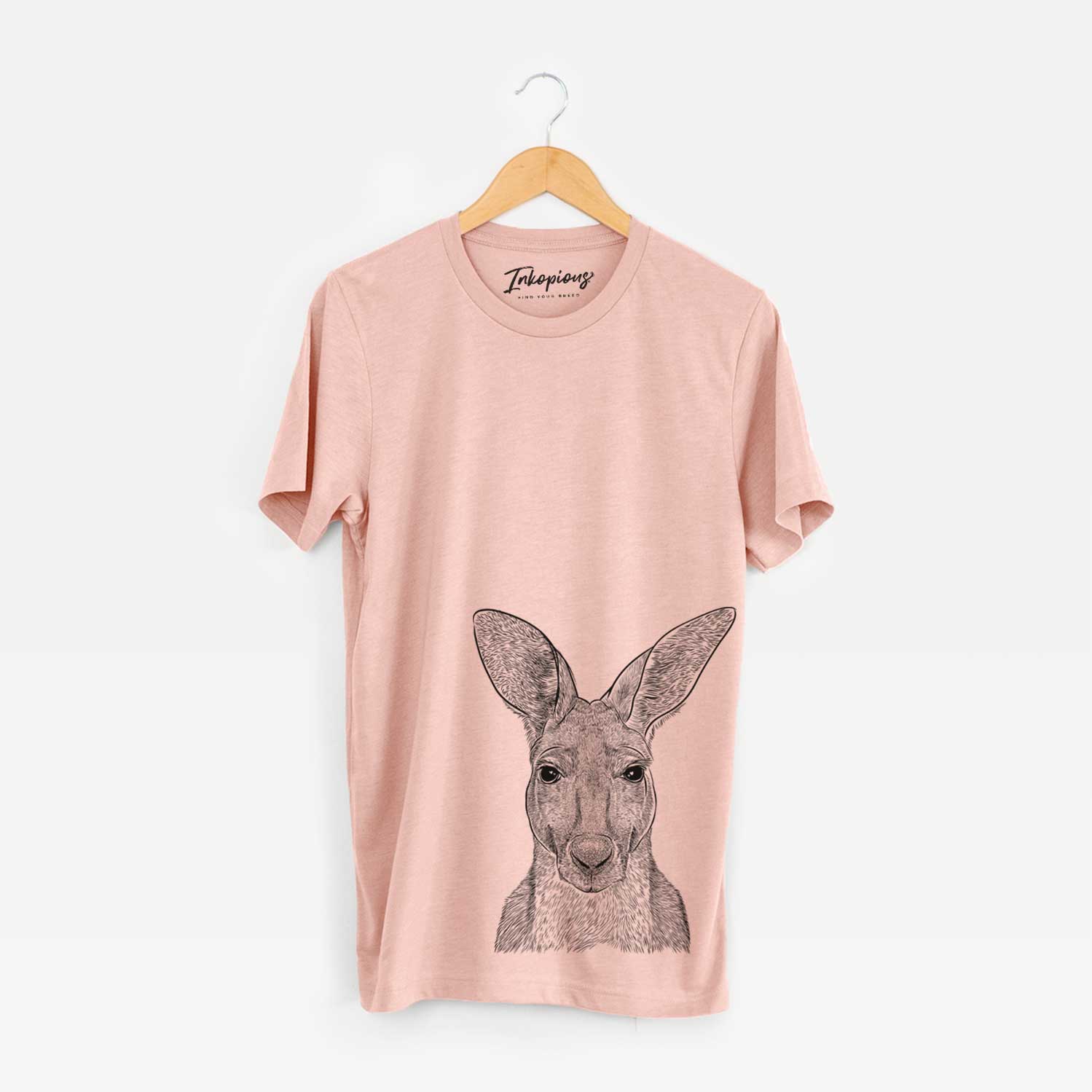 Bare Roger the Red Kangaroo - Unisex Crewneck