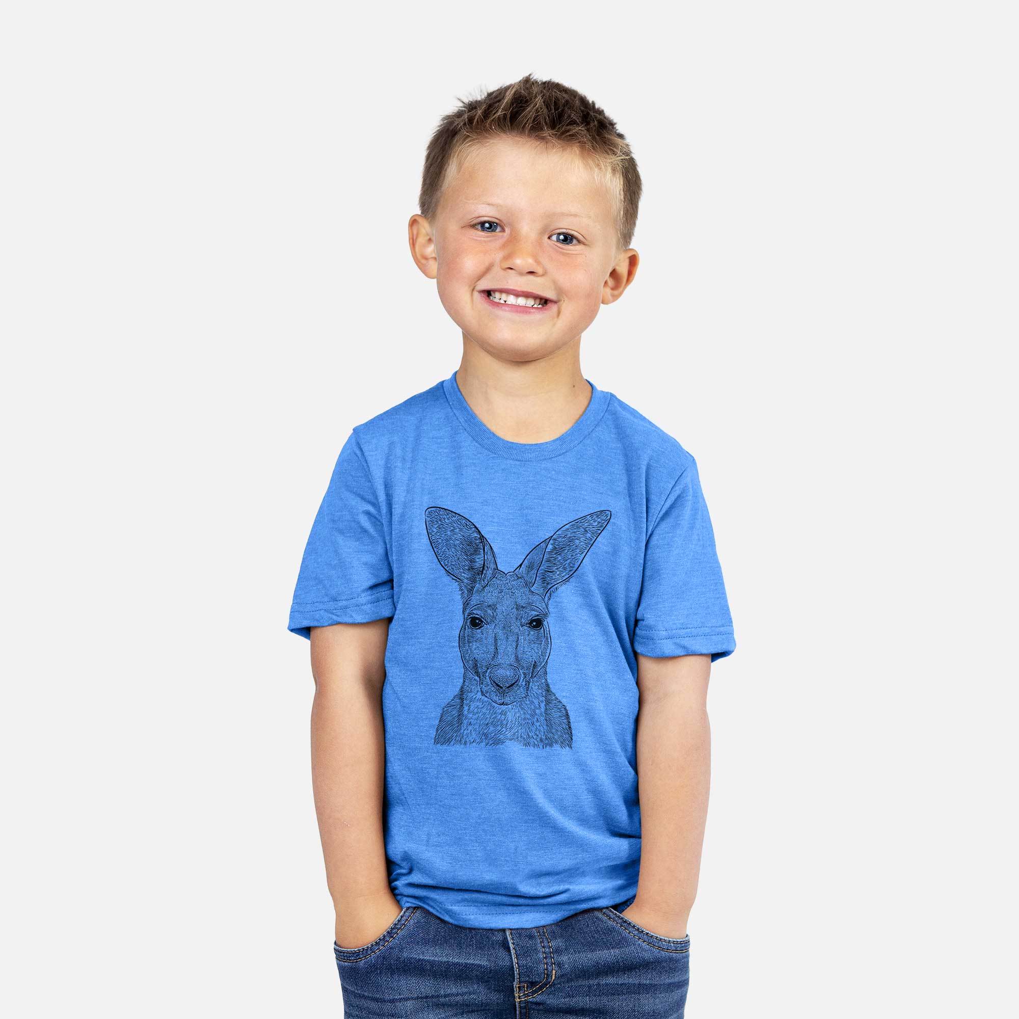 Bare Roger the Red Kangaroo - Kids/Youth/Toddler Shirt