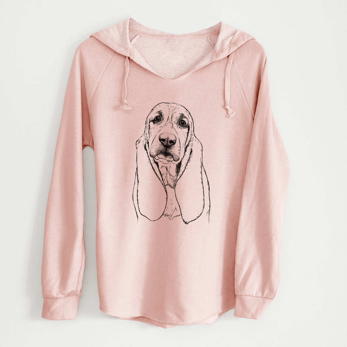 Bare Rolo the Basset Hound - Cali Wave Hooded Sweatshirt