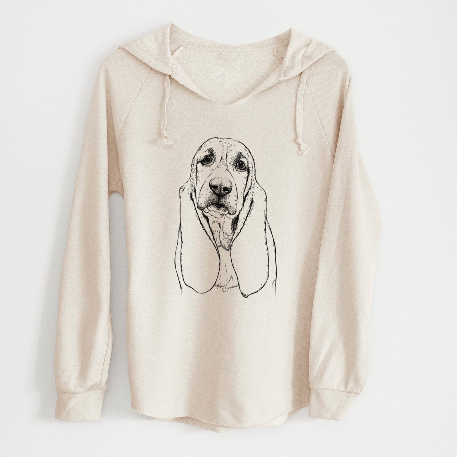 Bare Rolo the Basset Hound - Cali Wave Hooded Sweatshirt