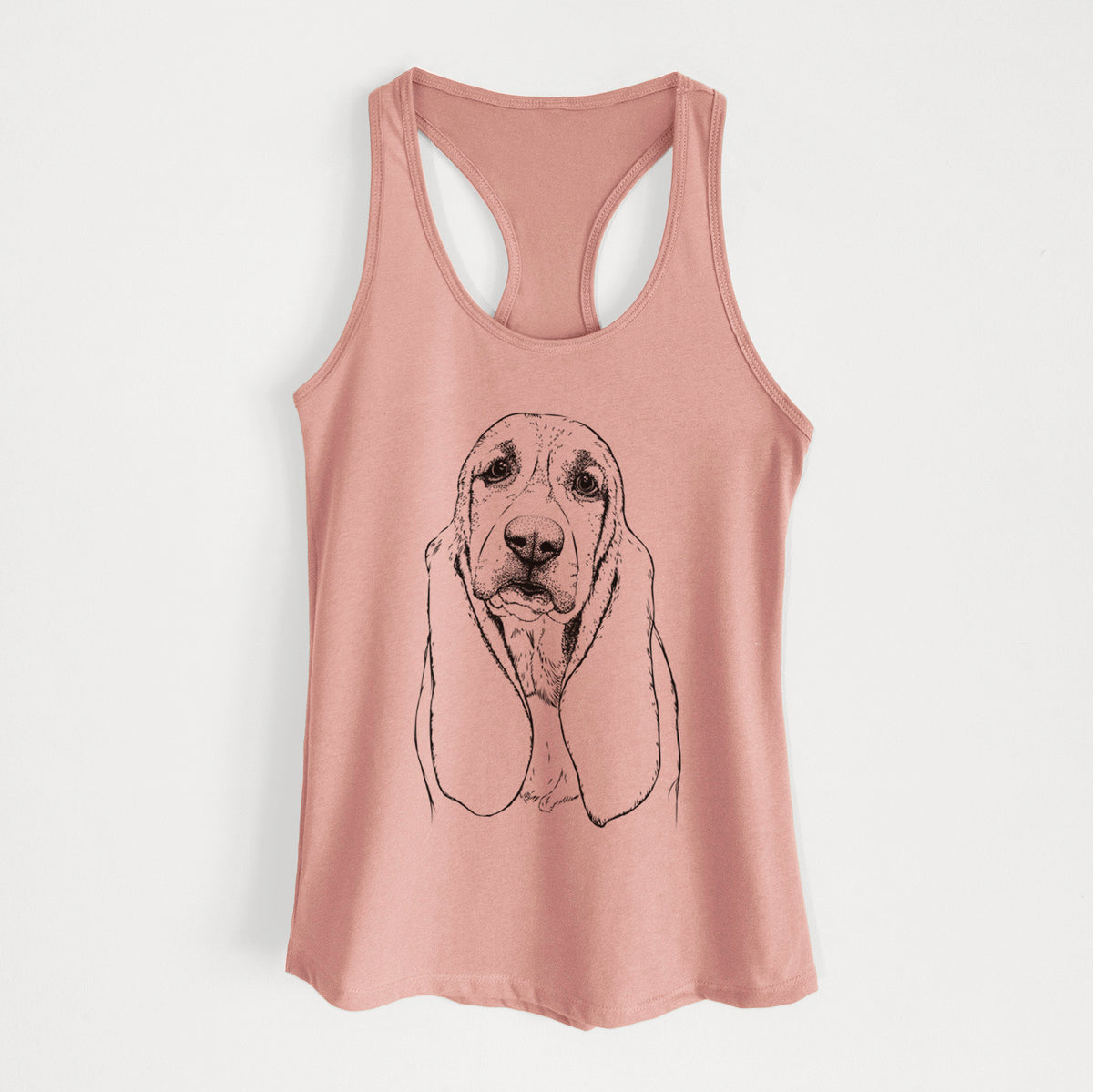 Rolo the Basset Hound - Women's Racerback Tanktop