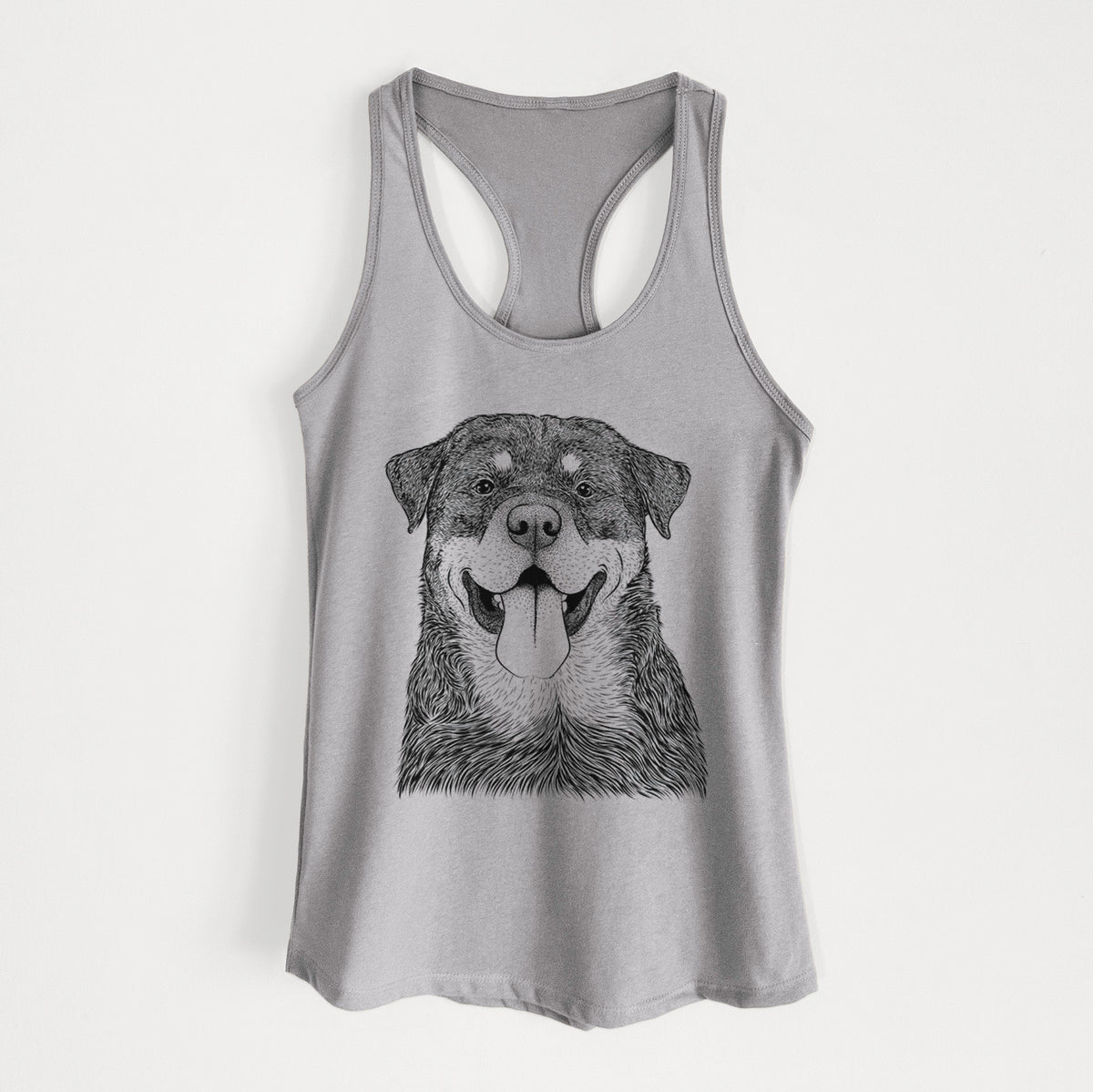 Romeo the Rottweiler - Women&#39;s Racerback Tanktop