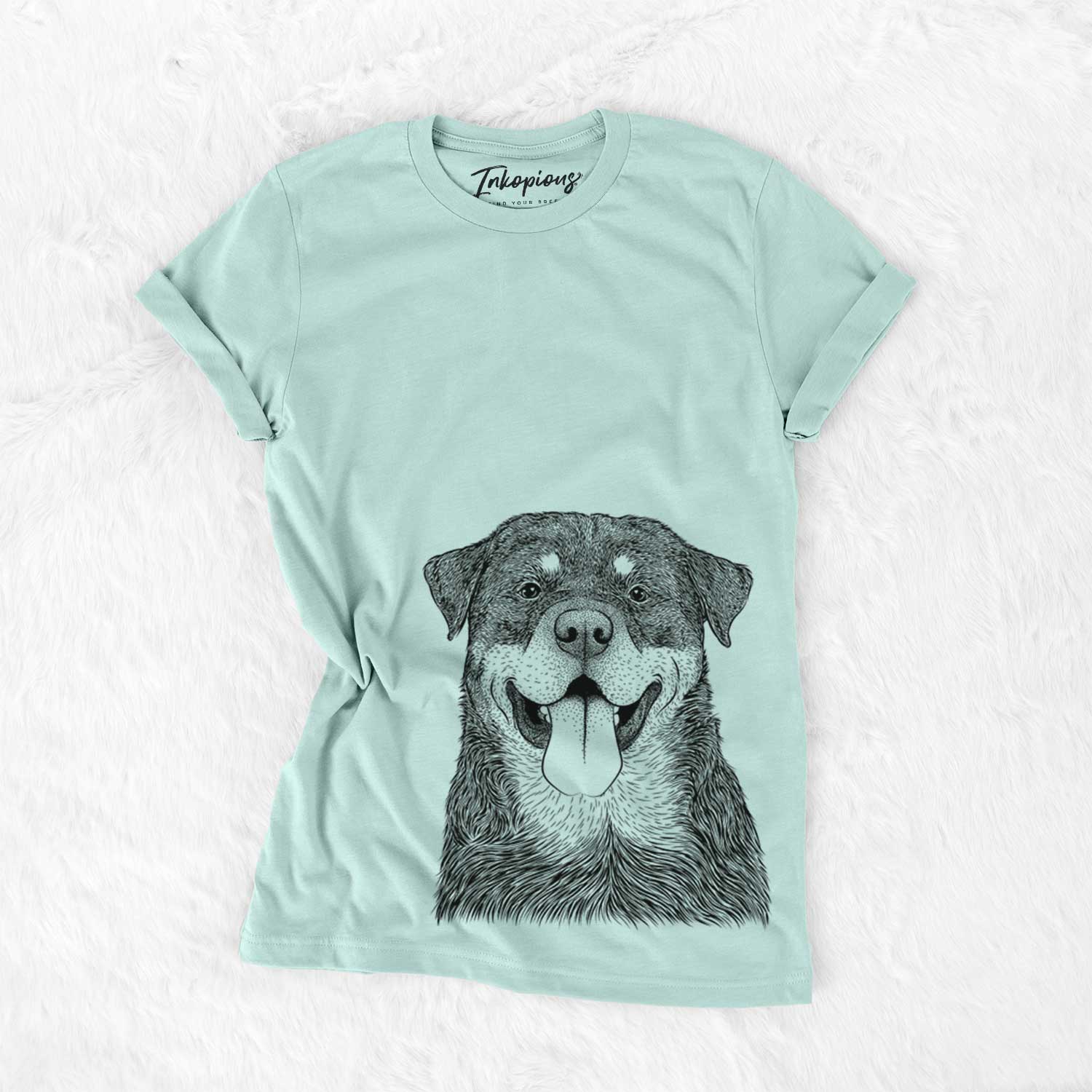 Bare Romeo the Rottweiler - Unisex Crewneck