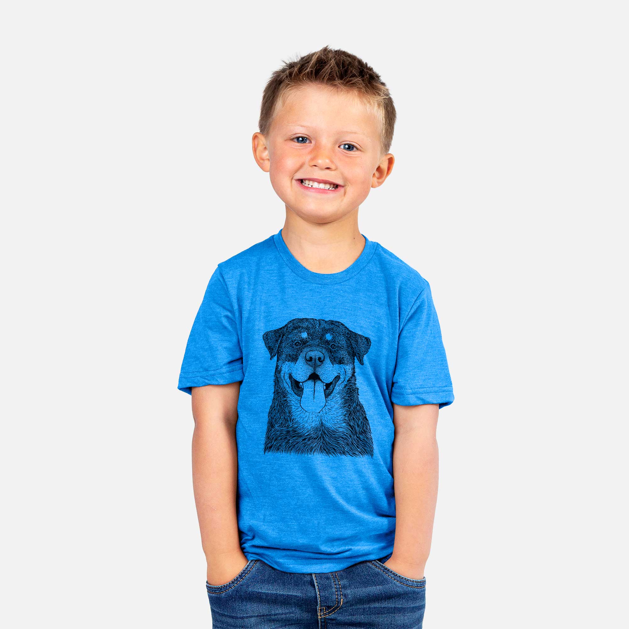 Bare Romeo the Rottweiler - Kids/Youth/Toddler Shirt