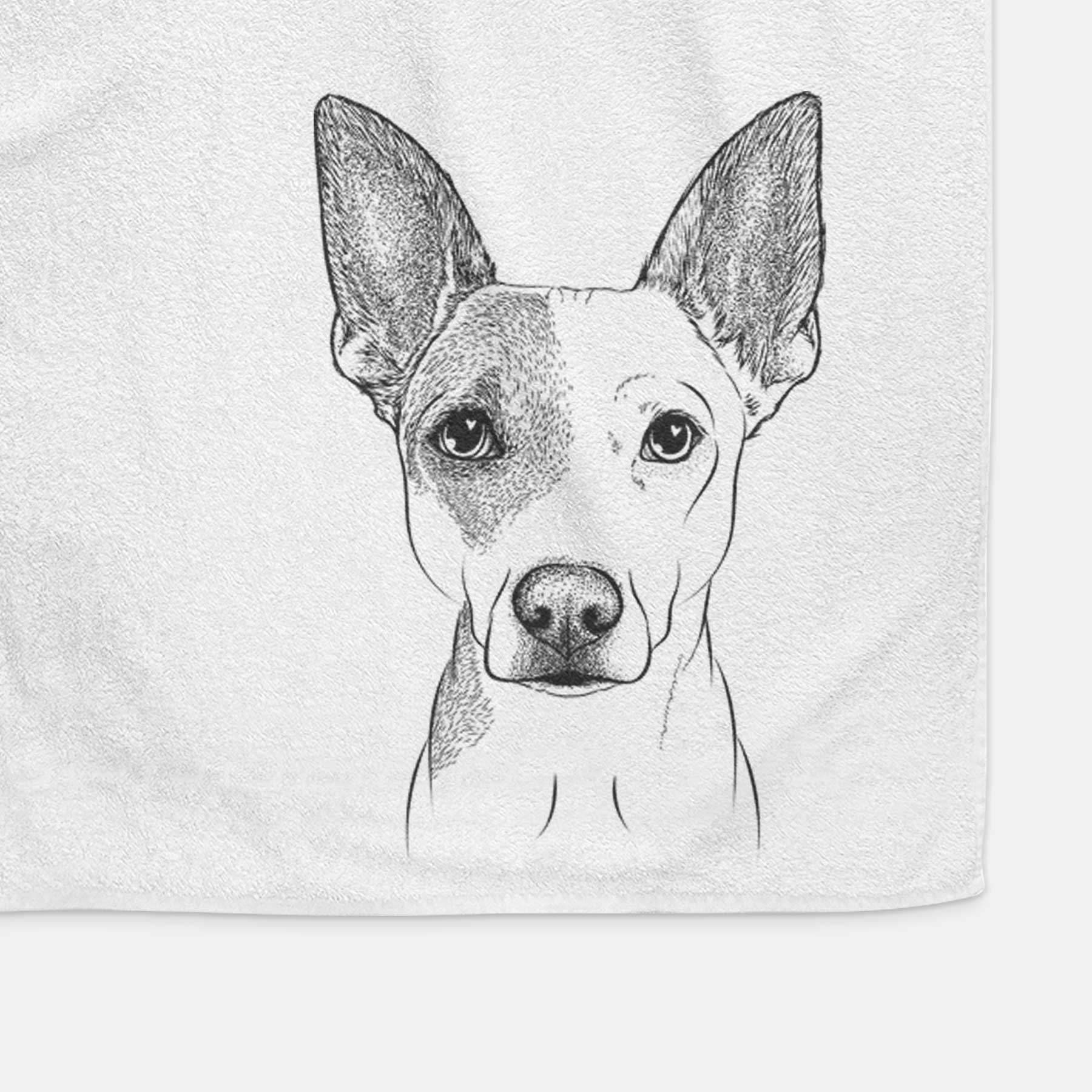 Roo the Mixed Breed Decorative Hand Towel