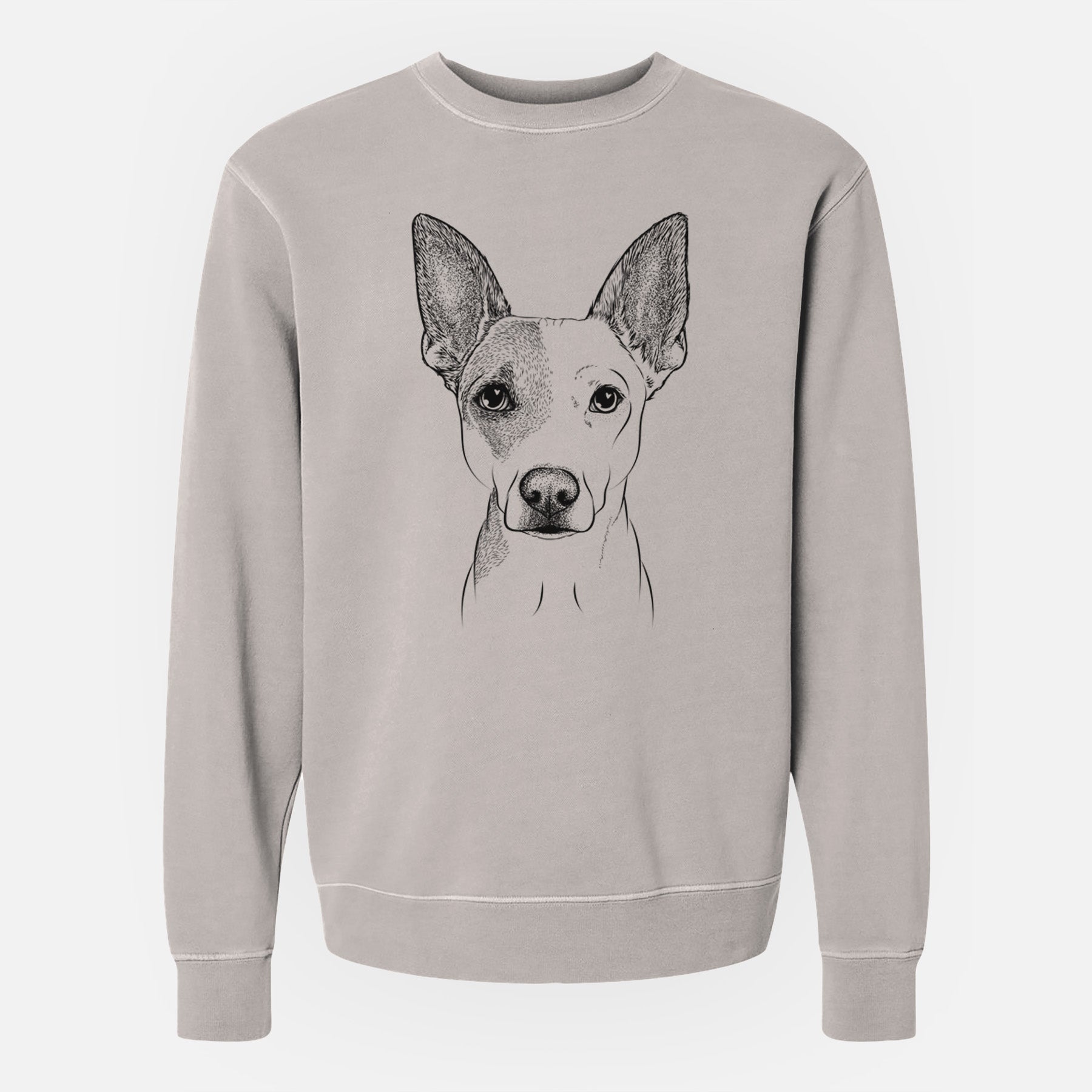 Bare Roo the Mixed Breed - Unisex Pigment Dyed Crew Sweatshirt