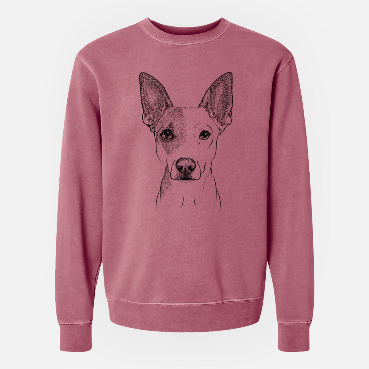 Bare Roo the Mixed Breed - Unisex Pigment Dyed Crew Sweatshirt