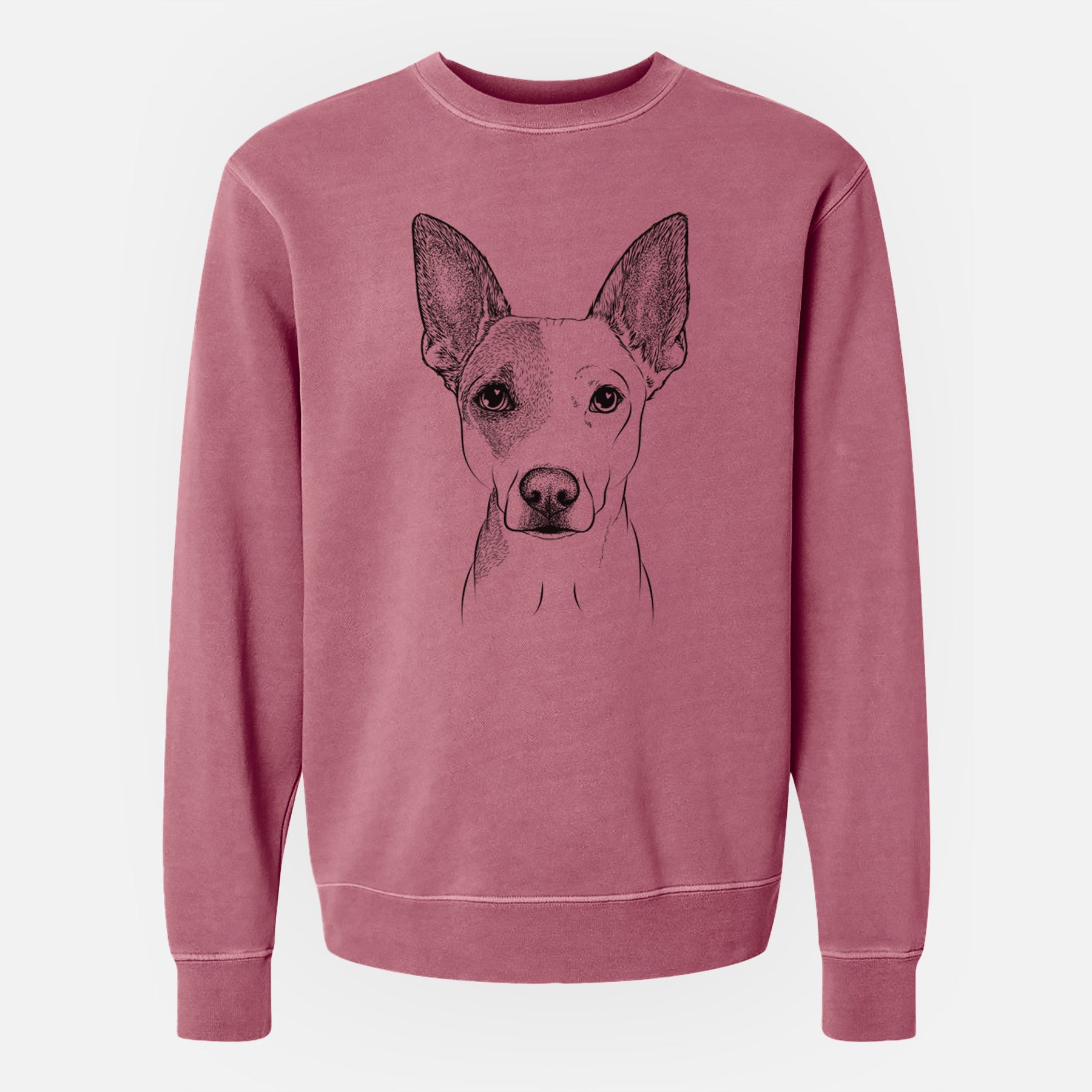 Bare Roo the Mixed Breed - Unisex Pigment Dyed Crew Sweatshirt