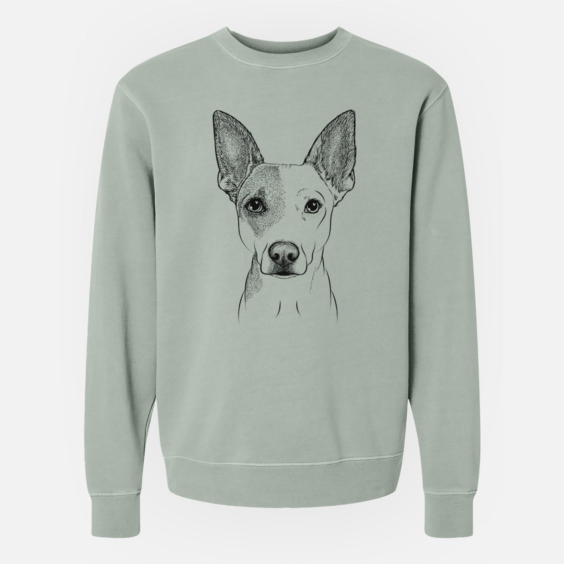 Bare Roo the Mixed Breed - Unisex Pigment Dyed Crew Sweatshirt