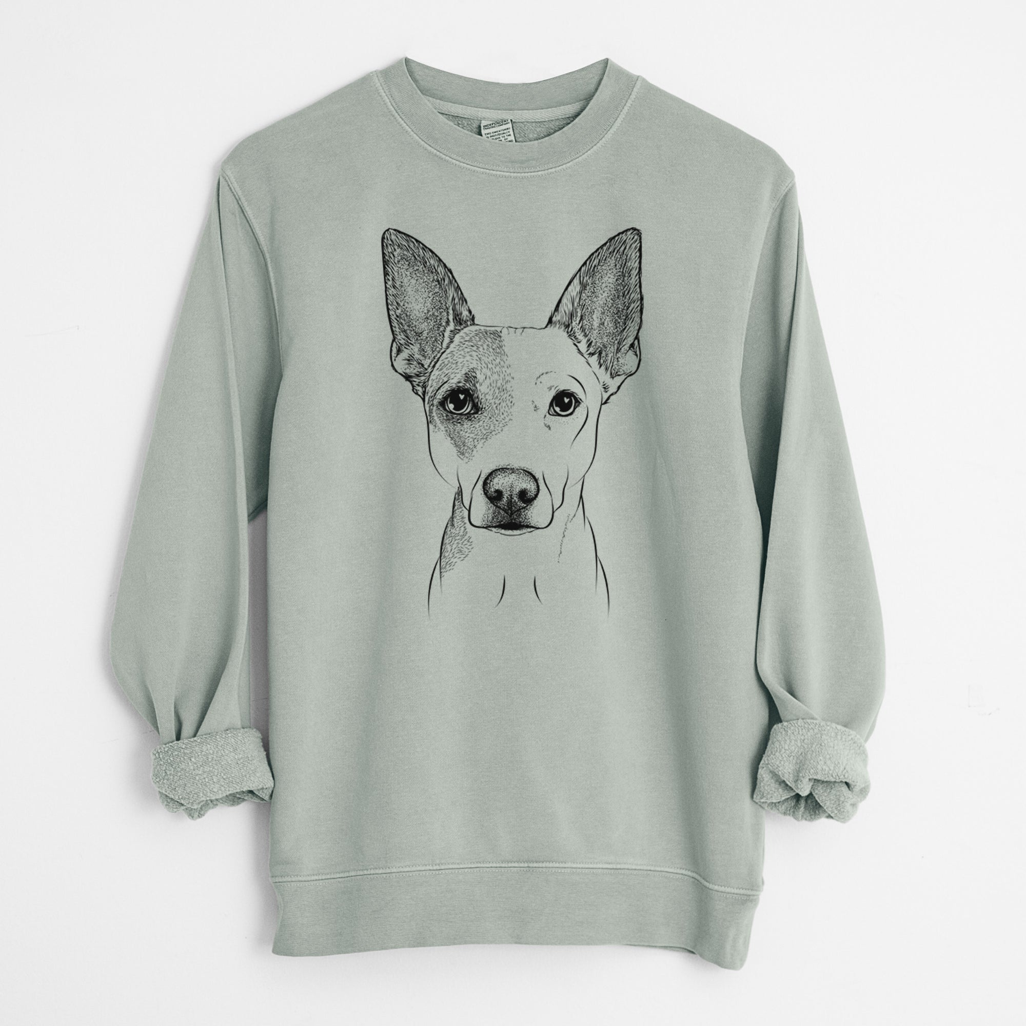 Bare Roo the Mixed Breed - Unisex Pigment Dyed Crew Sweatshirt