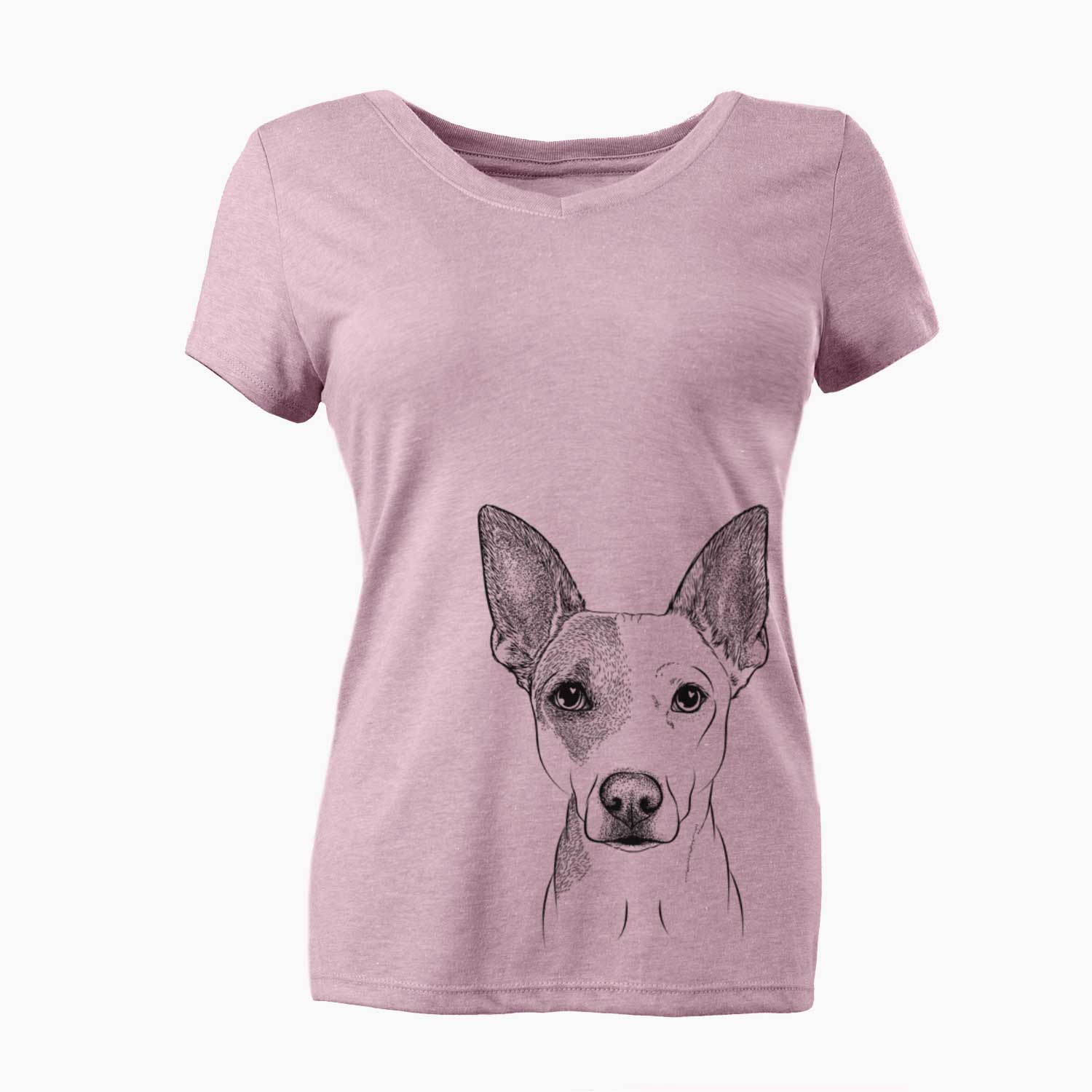 Bare Roo the Mixed Breed - Women's V-neck Shirt