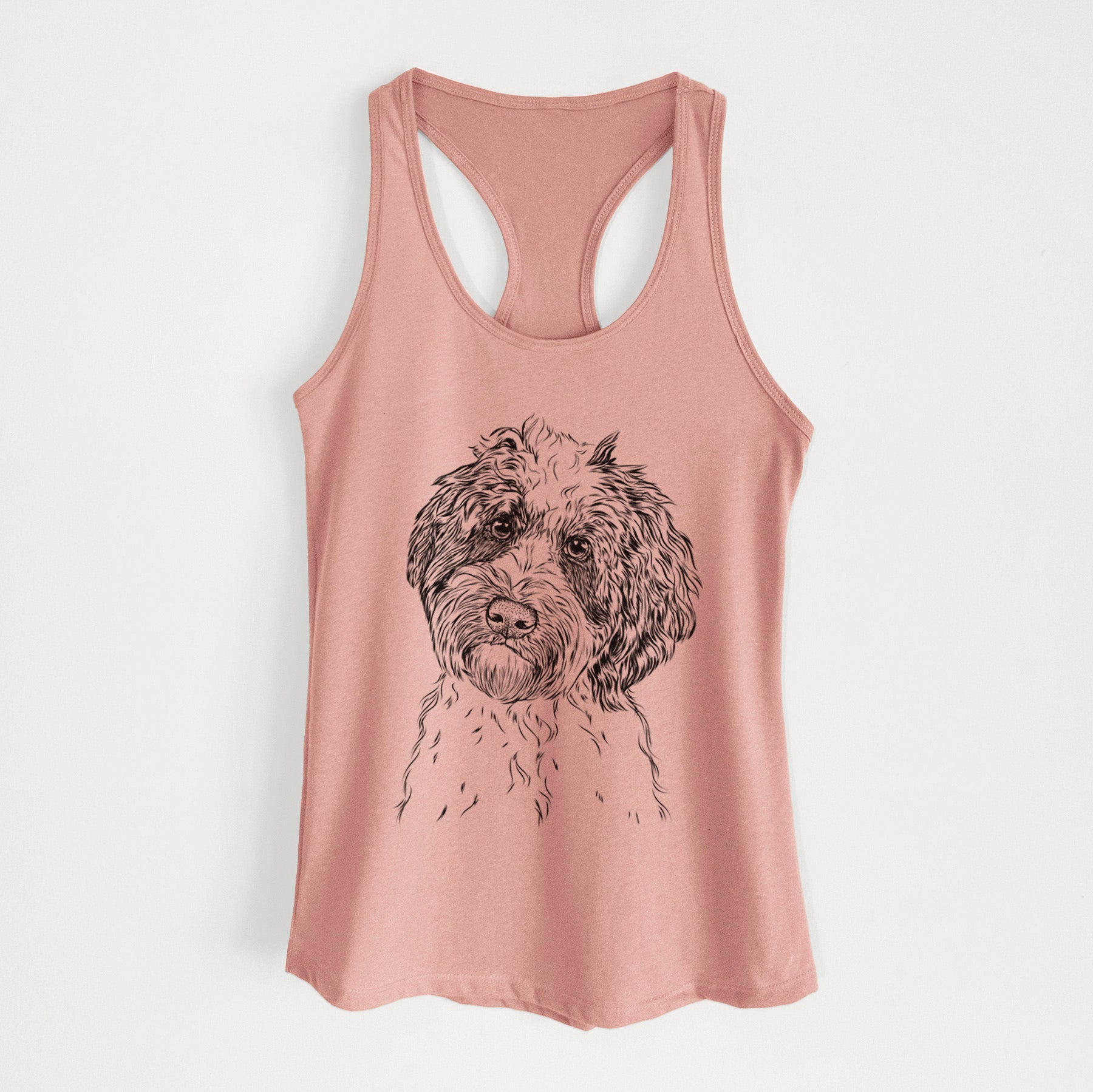 Rooney the Aussiedoodle - Women's Racerback Tanktop