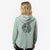 Rooney the Aussiedoodle - Women's Cali Wave Zip-Up Sweatshirt