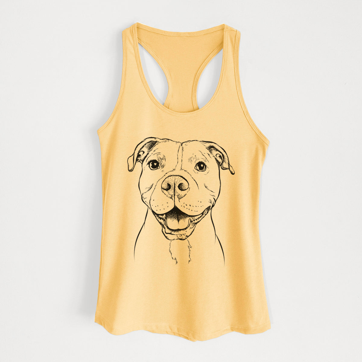 Roscoe the Pitbull - Women's Racerback Tanktop