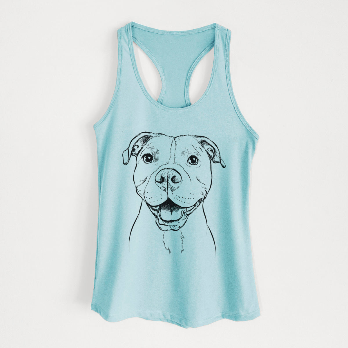Roscoe the Pitbull - Women's Racerback Tanktop