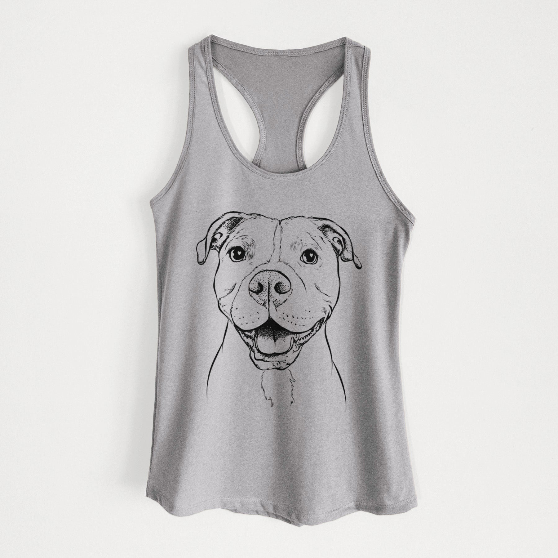 Roscoe the Pitbull - Women's Racerback Tanktop