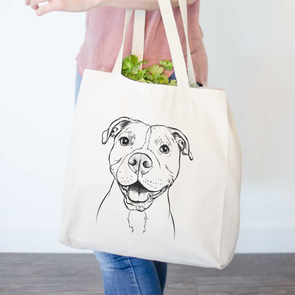 Roscoe the Pitbull - Tote Bag