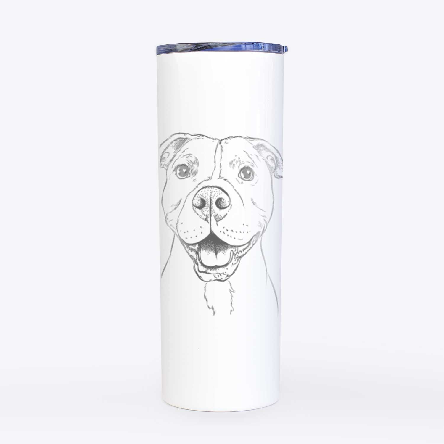 Roscoe the Pitbull - 20oz Skinny Tumbler