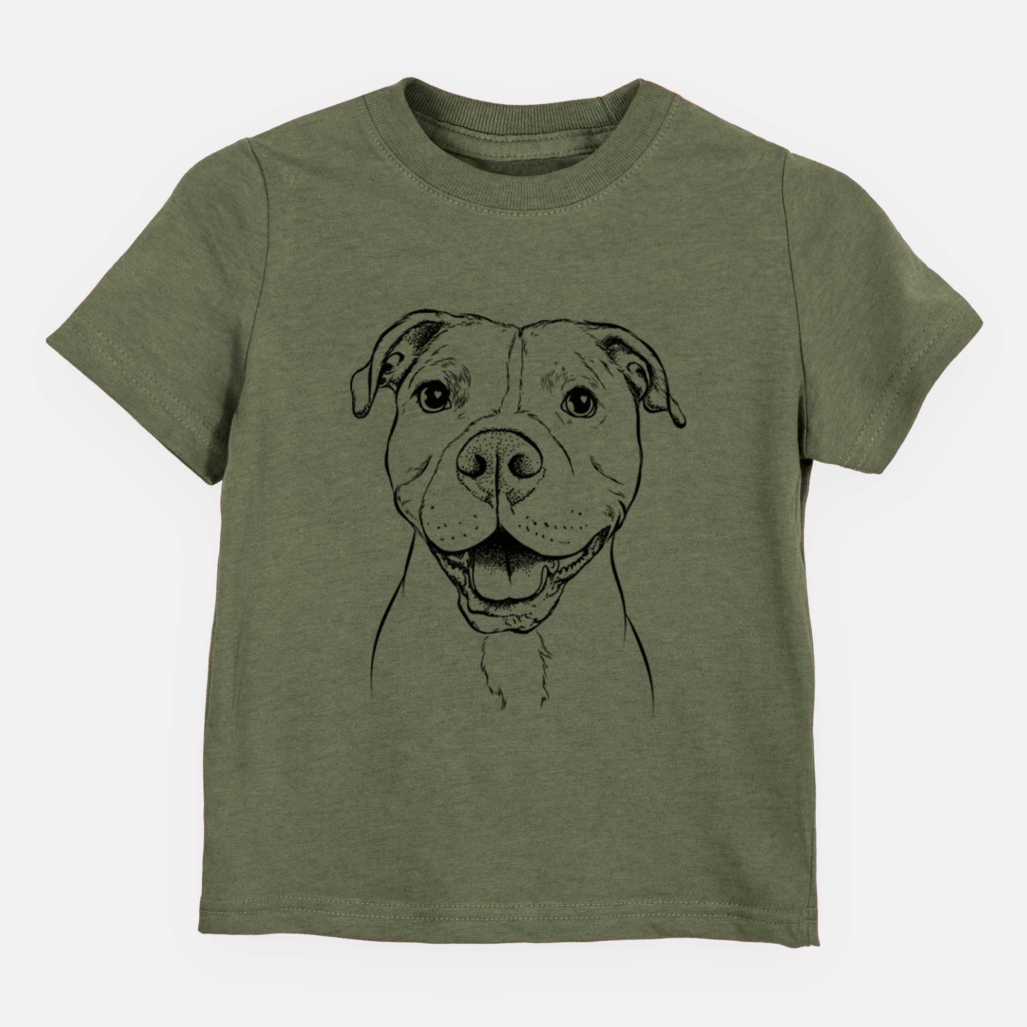 Bare Roscoe the Pitbull - Kids/Youth/Toddler Shirt