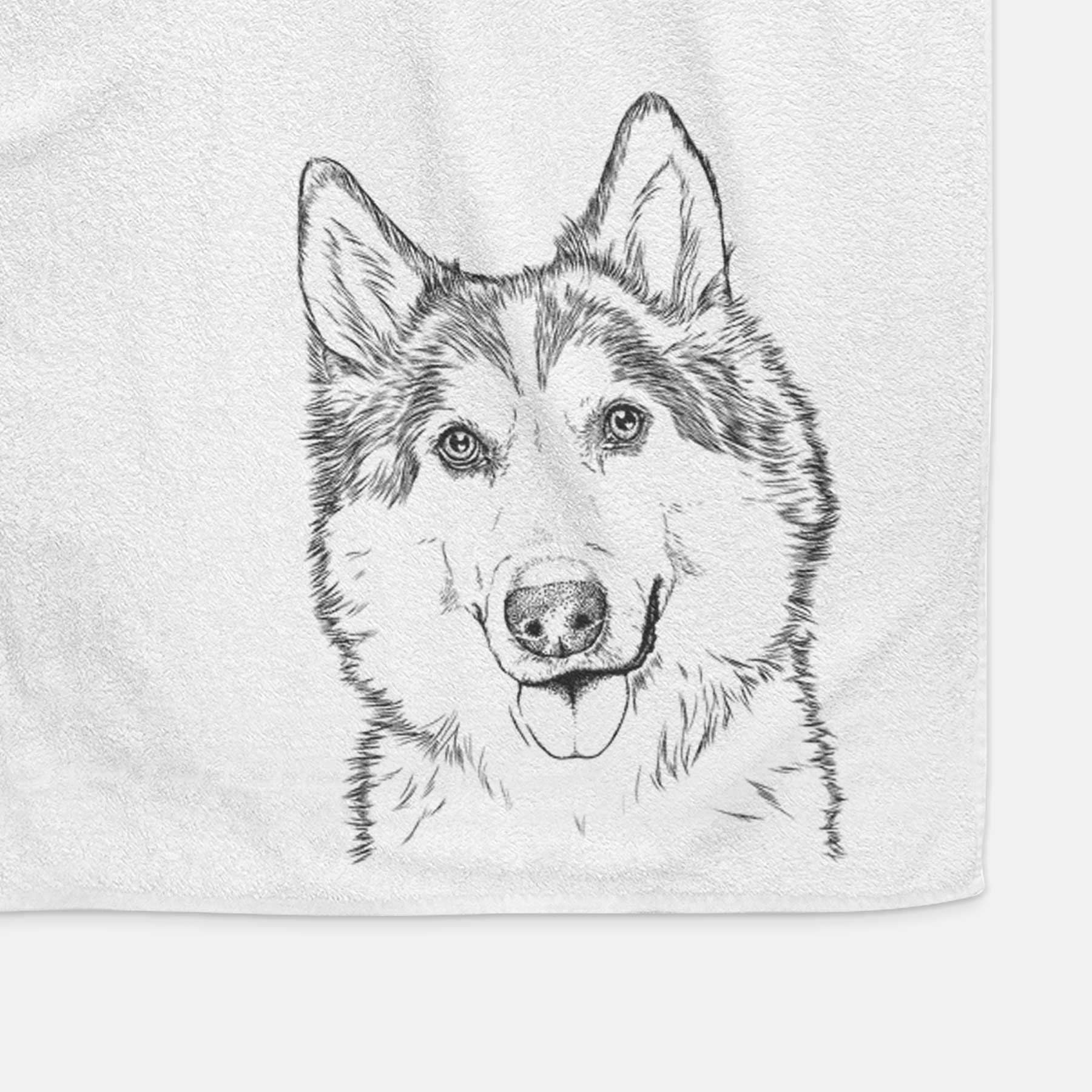 Roshi the Mixed Breed Decorative Hand Towel